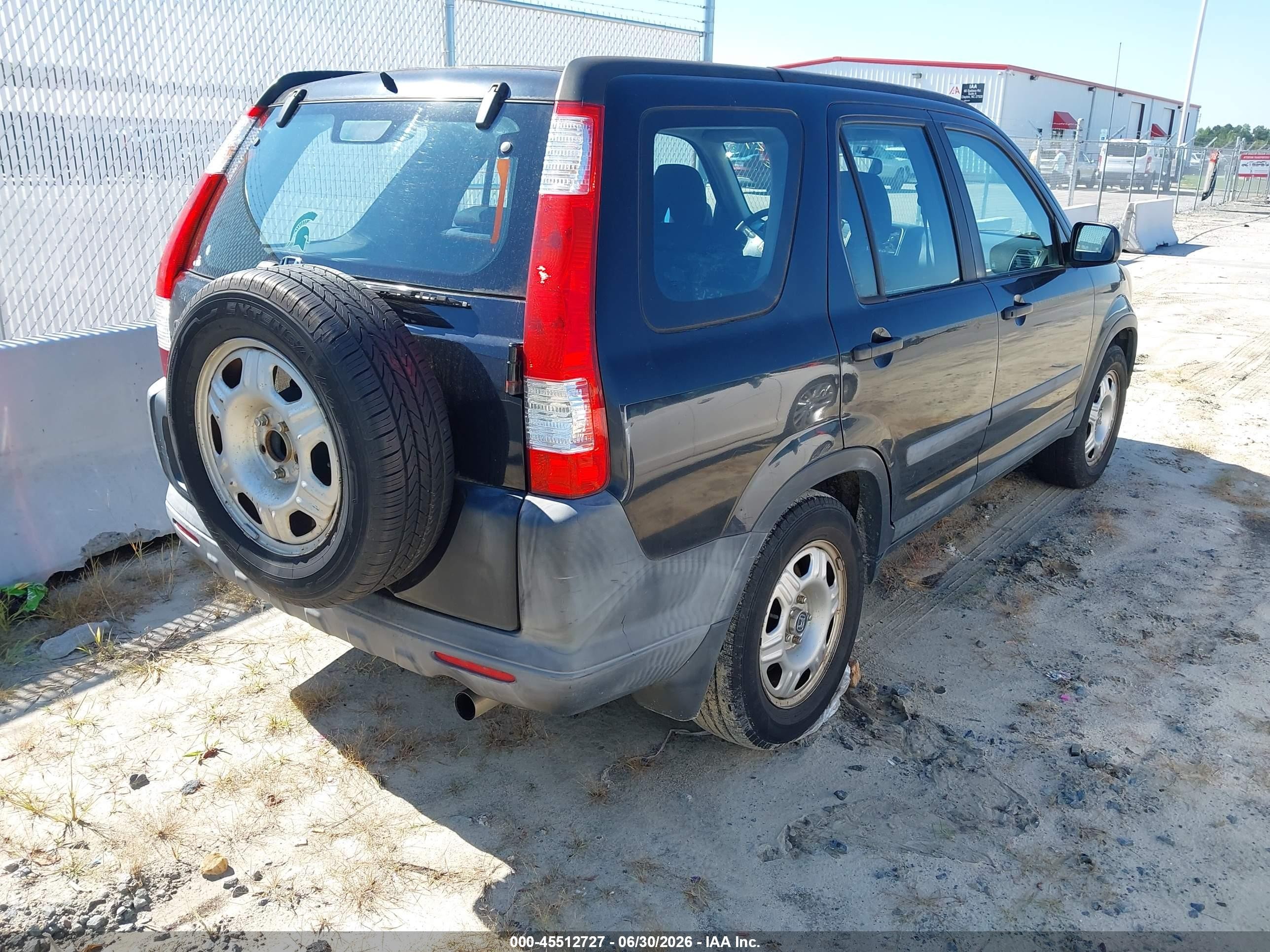 2005 Honda Cr-v Lx Black vin: SHSRD68505U308253