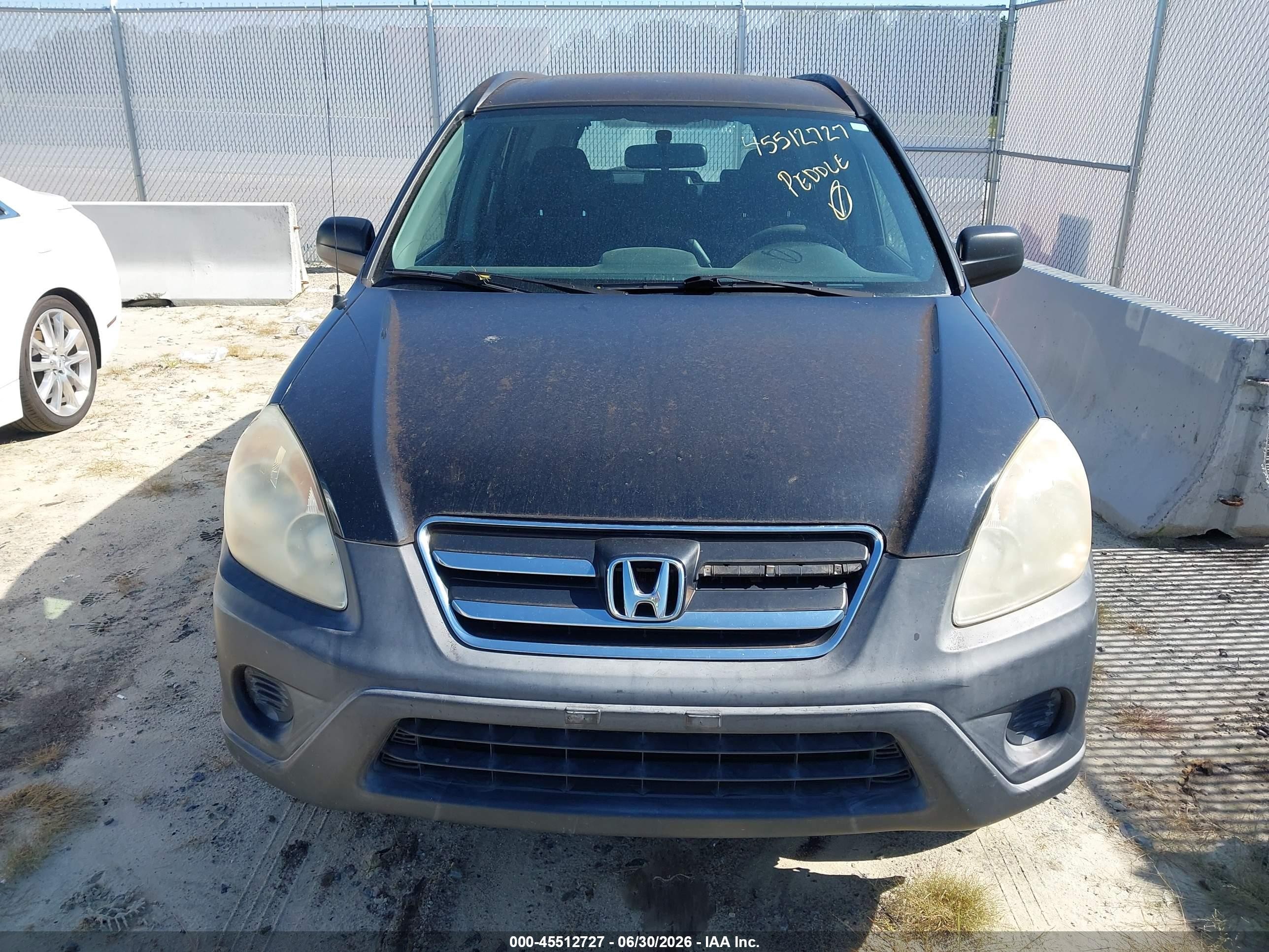 2005 Honda Cr-v Lx Black vin: SHSRD68505U308253