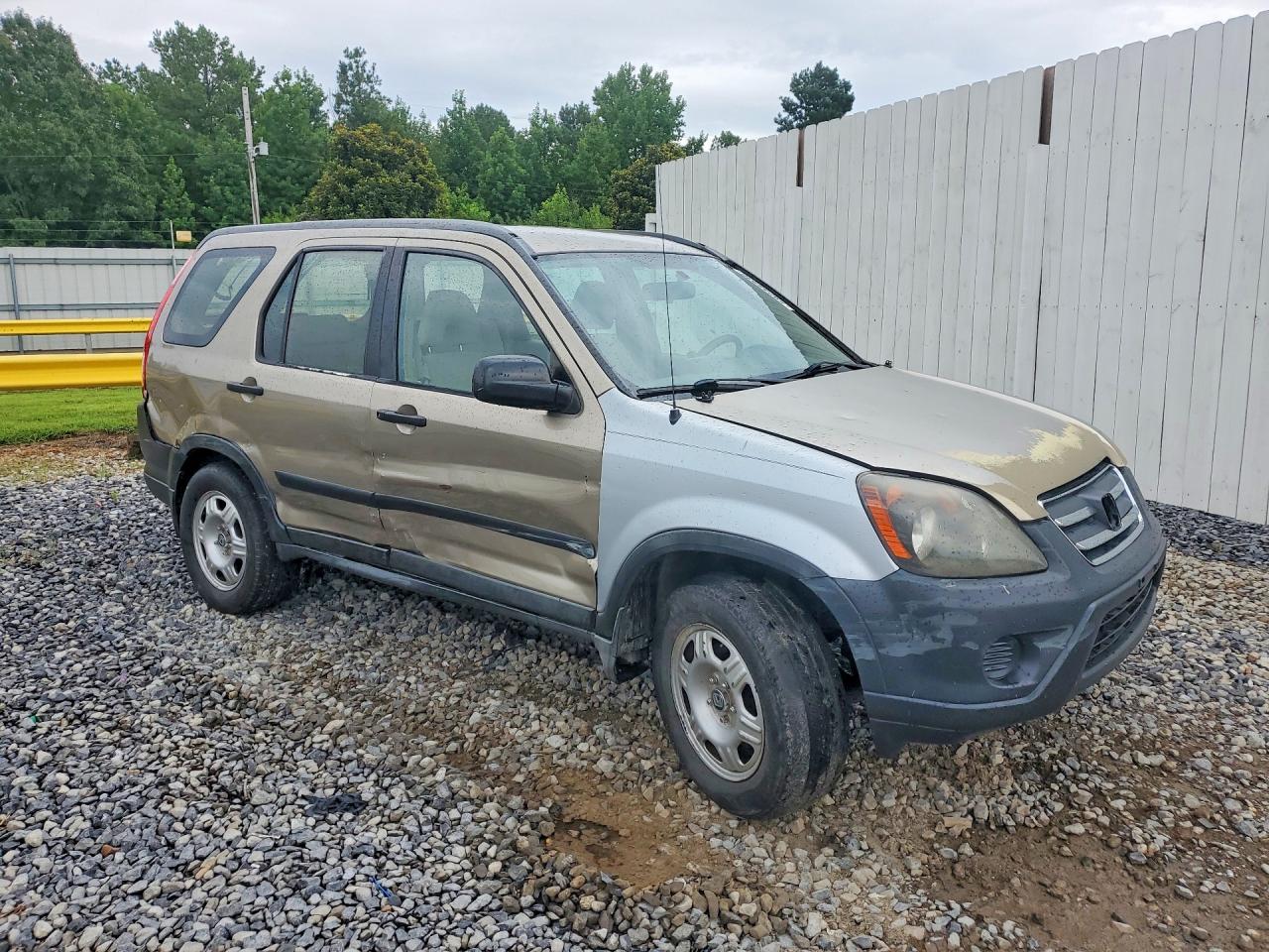 2006 Honda Cr-v Lx Tan vin: SHSRD68506U403588
