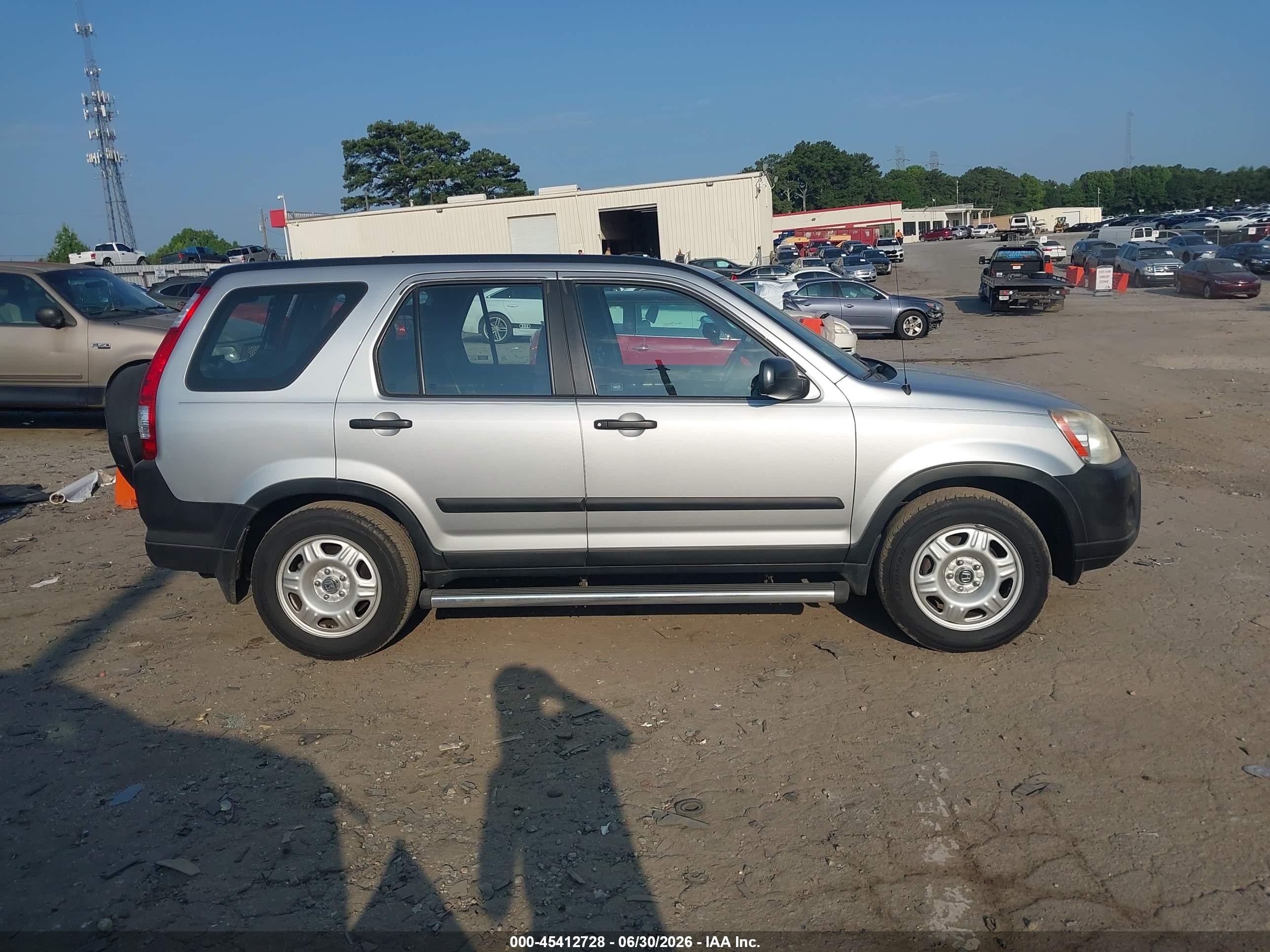 2006 Honda Cr-v Lx Silver vin: SHSRD68506U409598