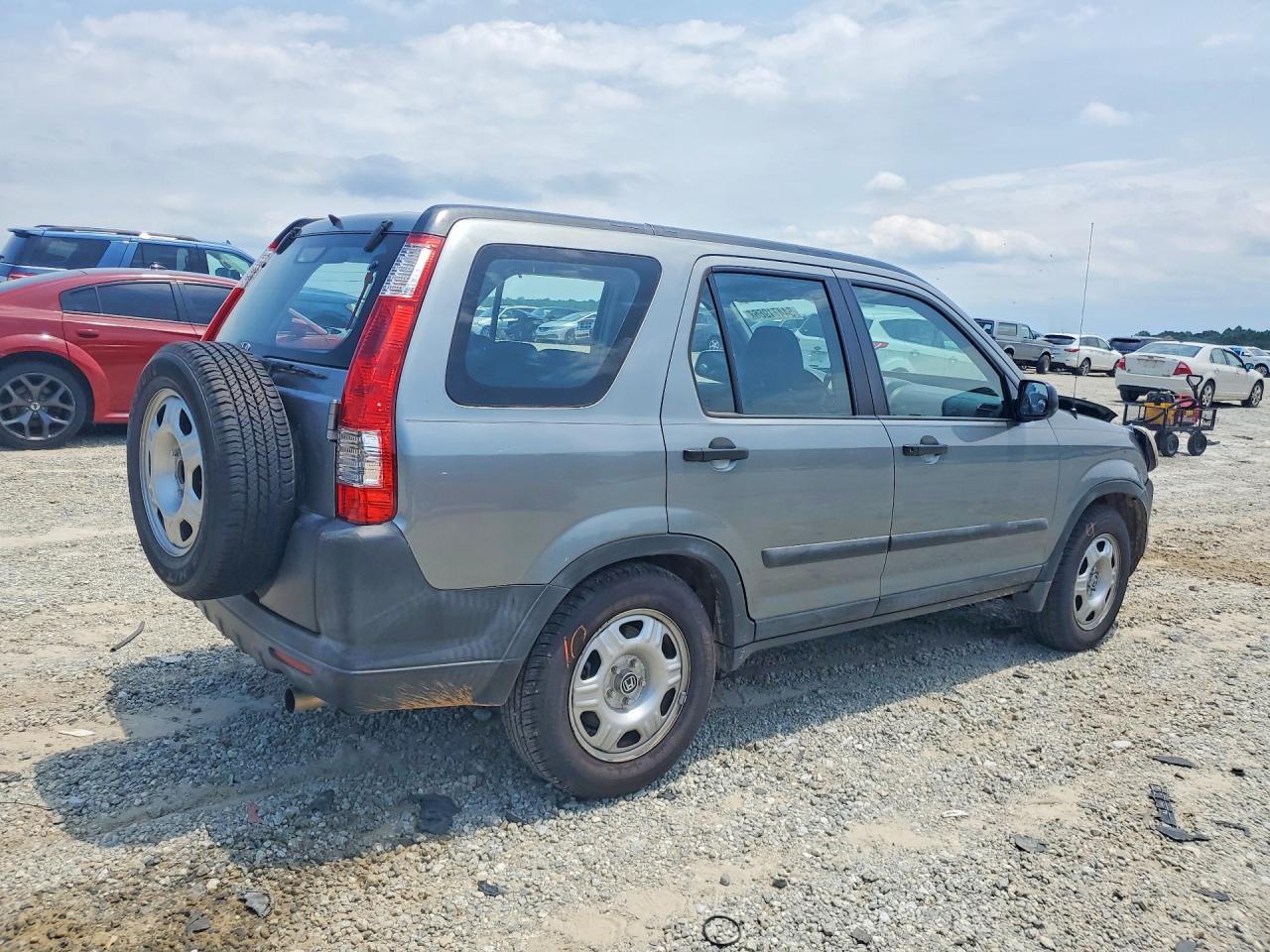 2006 Honda Cr-v Lx Silver vin: SHSRD68506U409715