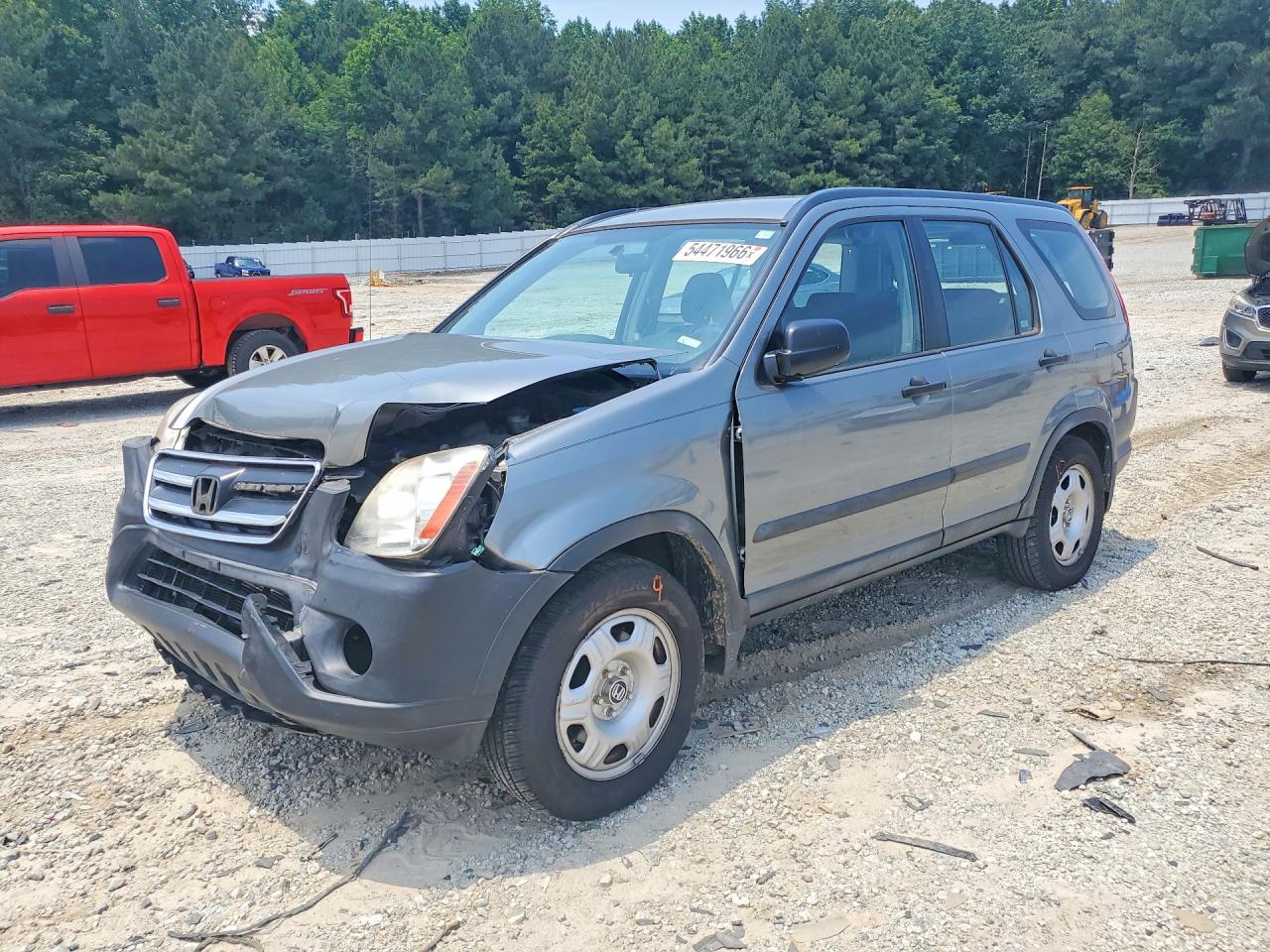 2006 Honda Cr-v Lx Silver vin: SHSRD68506U409715