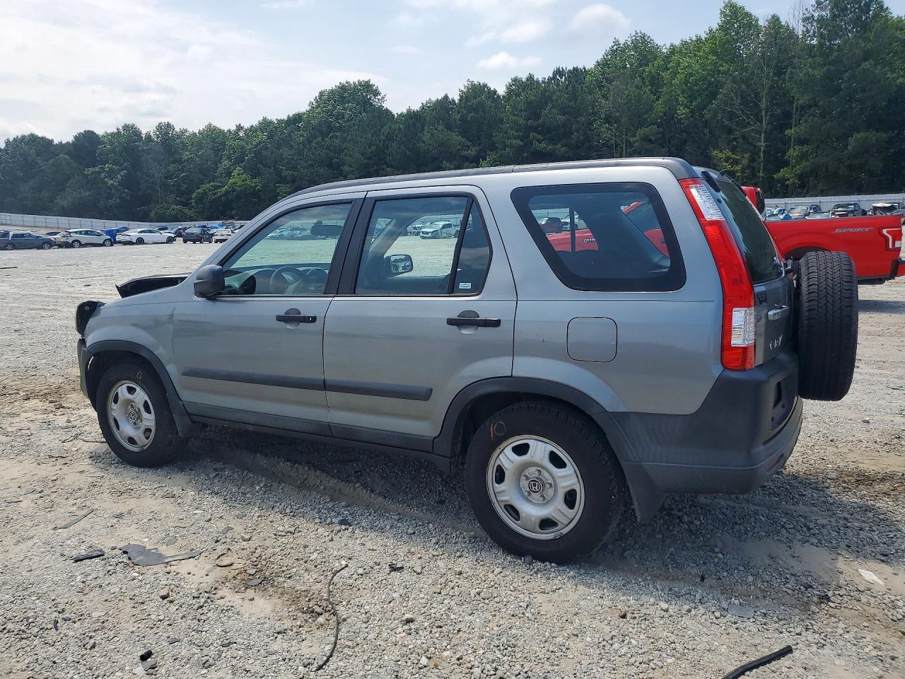 2006 Honda Cr-v Lx Silver vin: SHSRD68506U409715