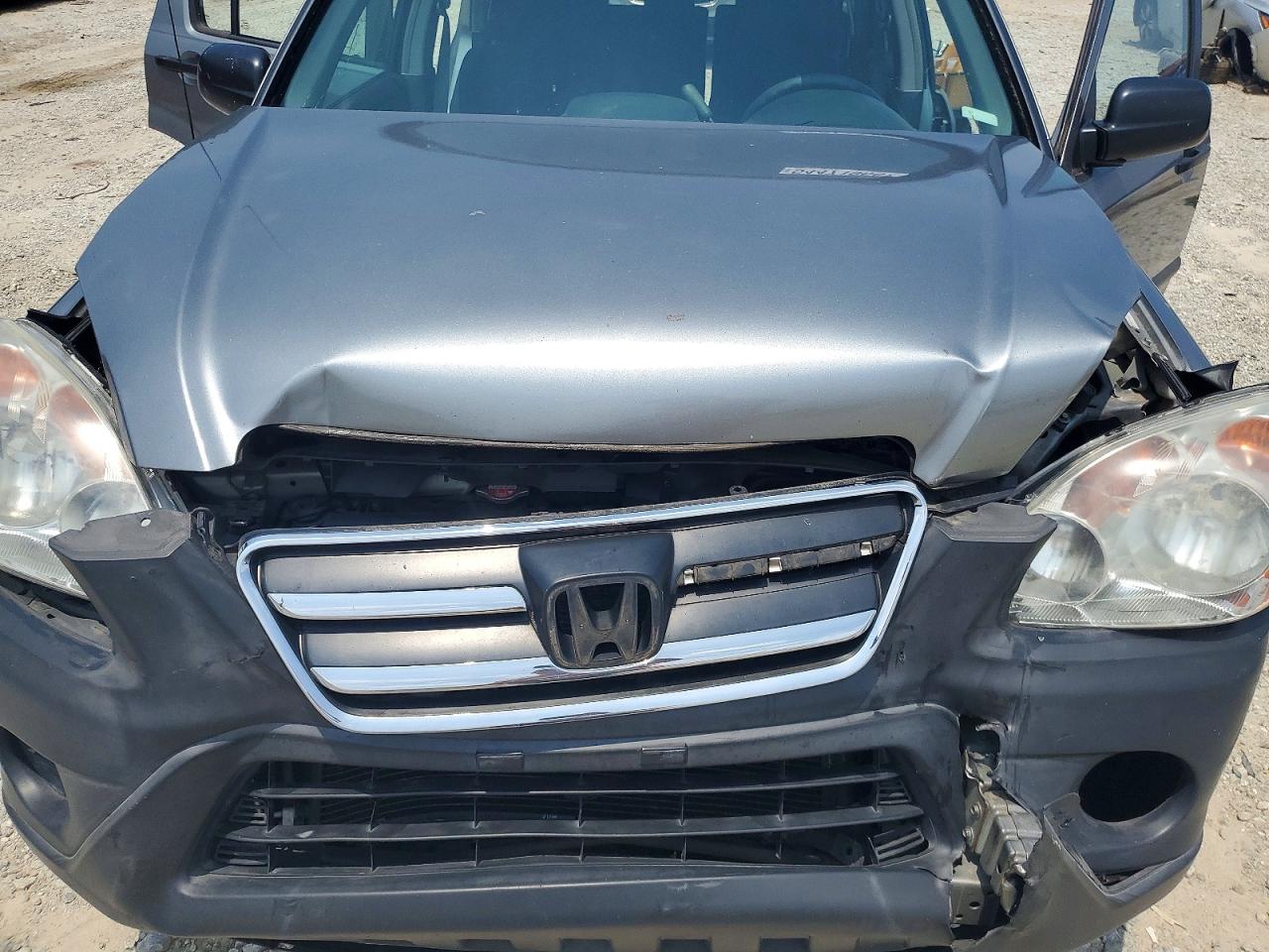 2006 Honda Cr-v Lx Silver vin: SHSRD68506U409715