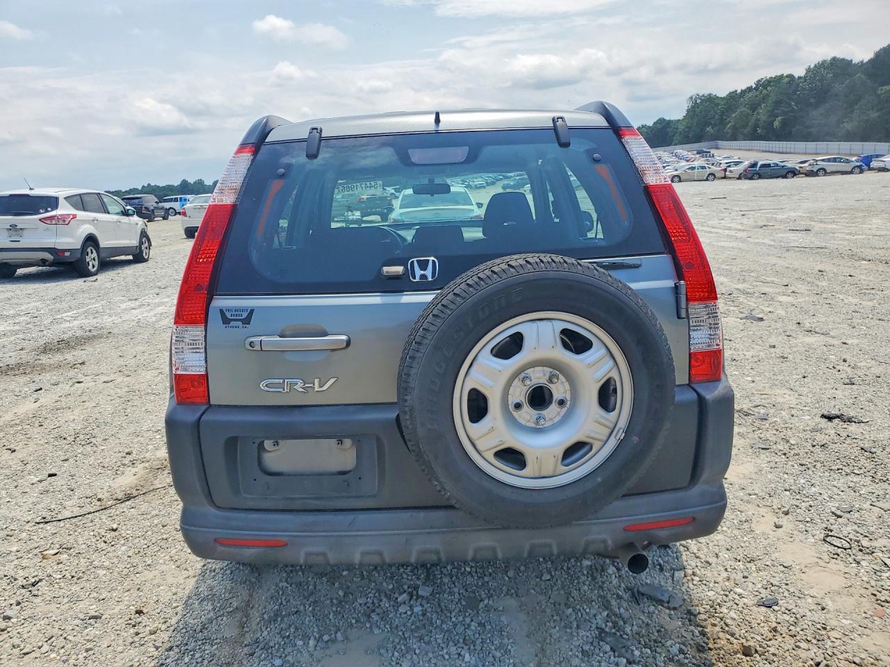 2006 Honda Cr-v Lx Silver vin: SHSRD68506U409715