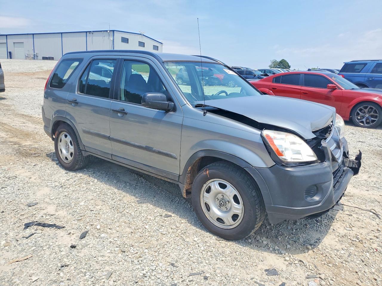 2006 Honda Cr-v Lx Silver vin: SHSRD68506U409715