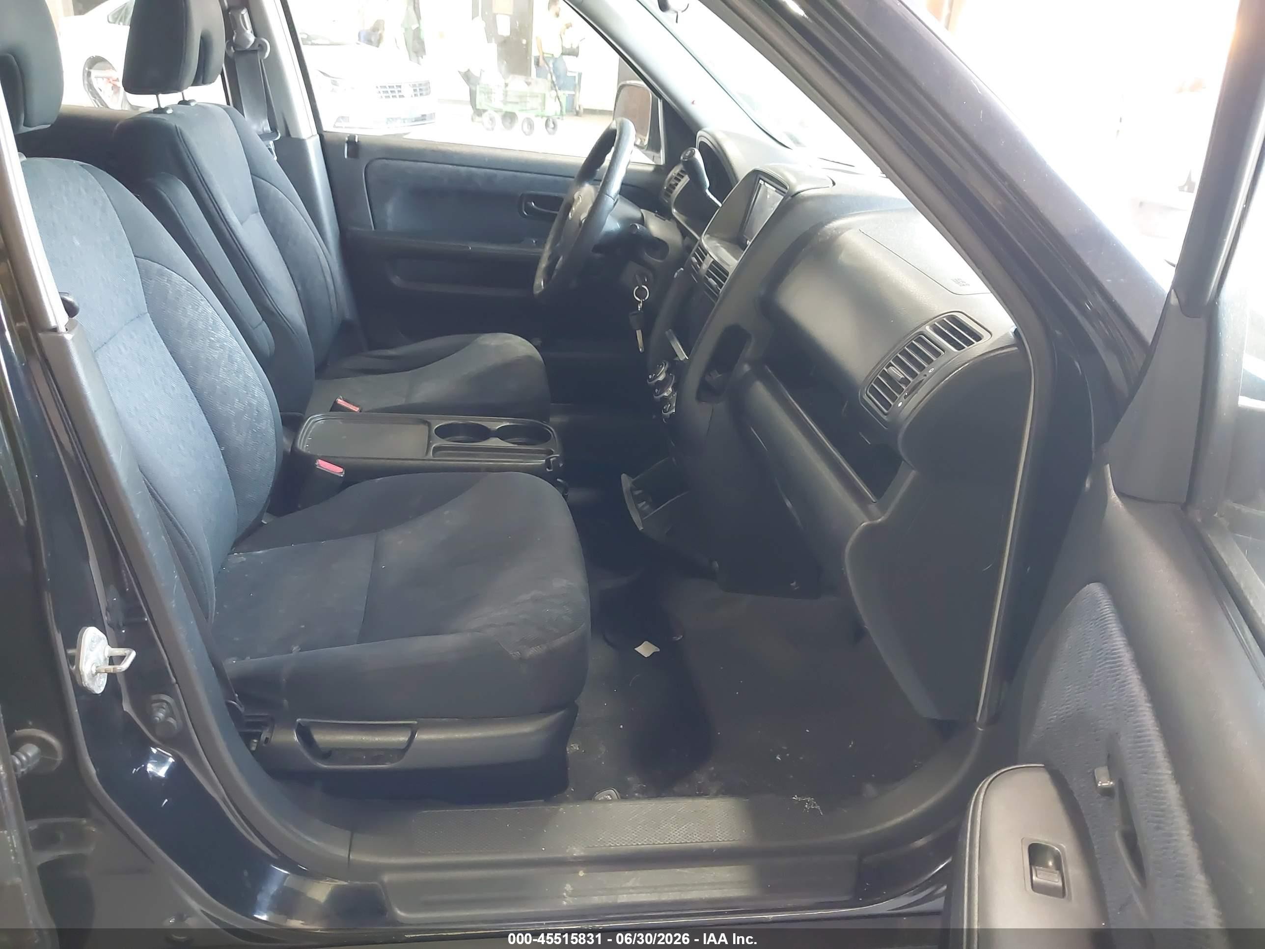 2005 Honda Cr-v Lx Black vin: SHSRD68515U301280