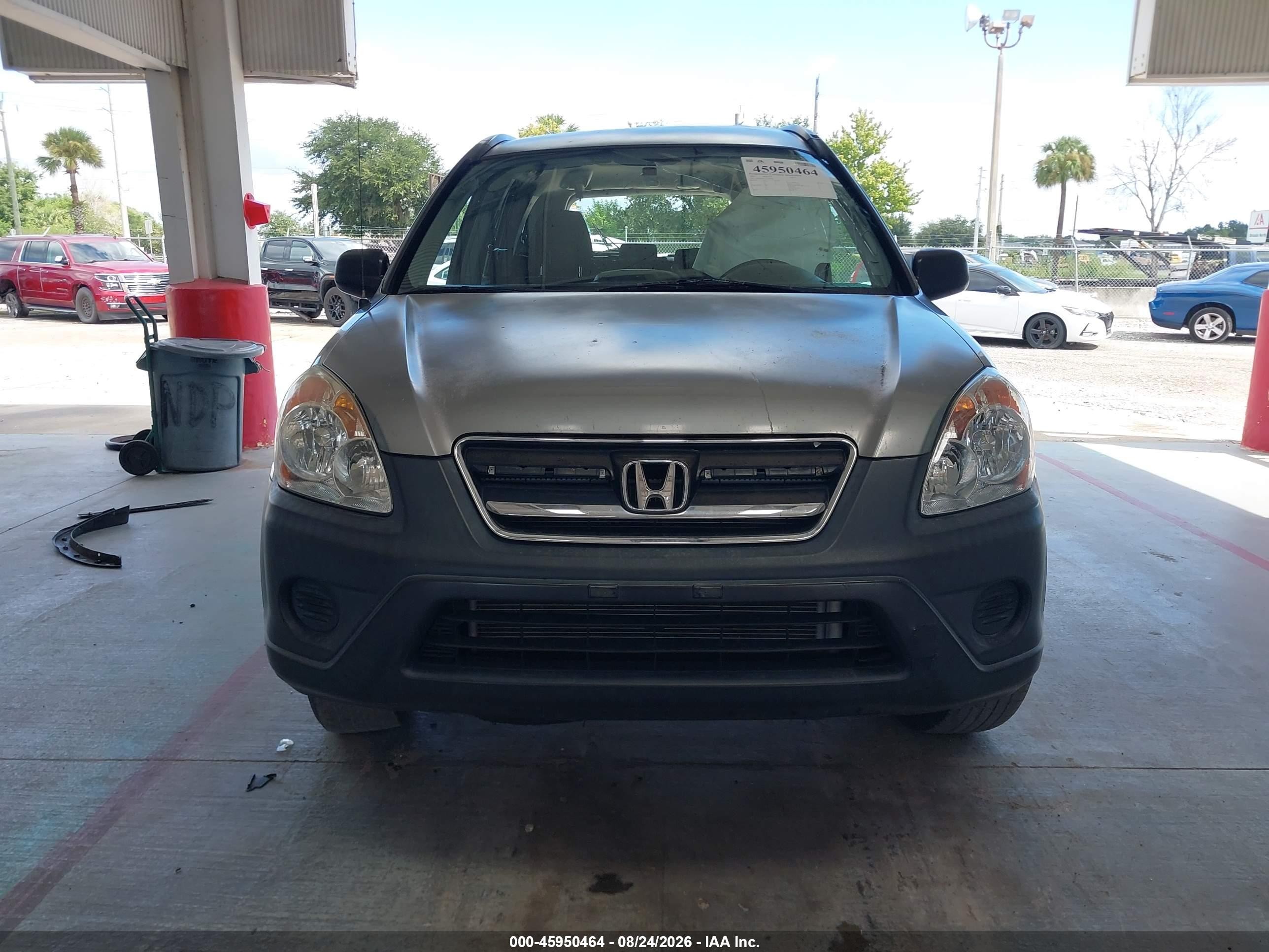 2005 Honda Cr-v Lx Silver vin: SHSRD68515U308925