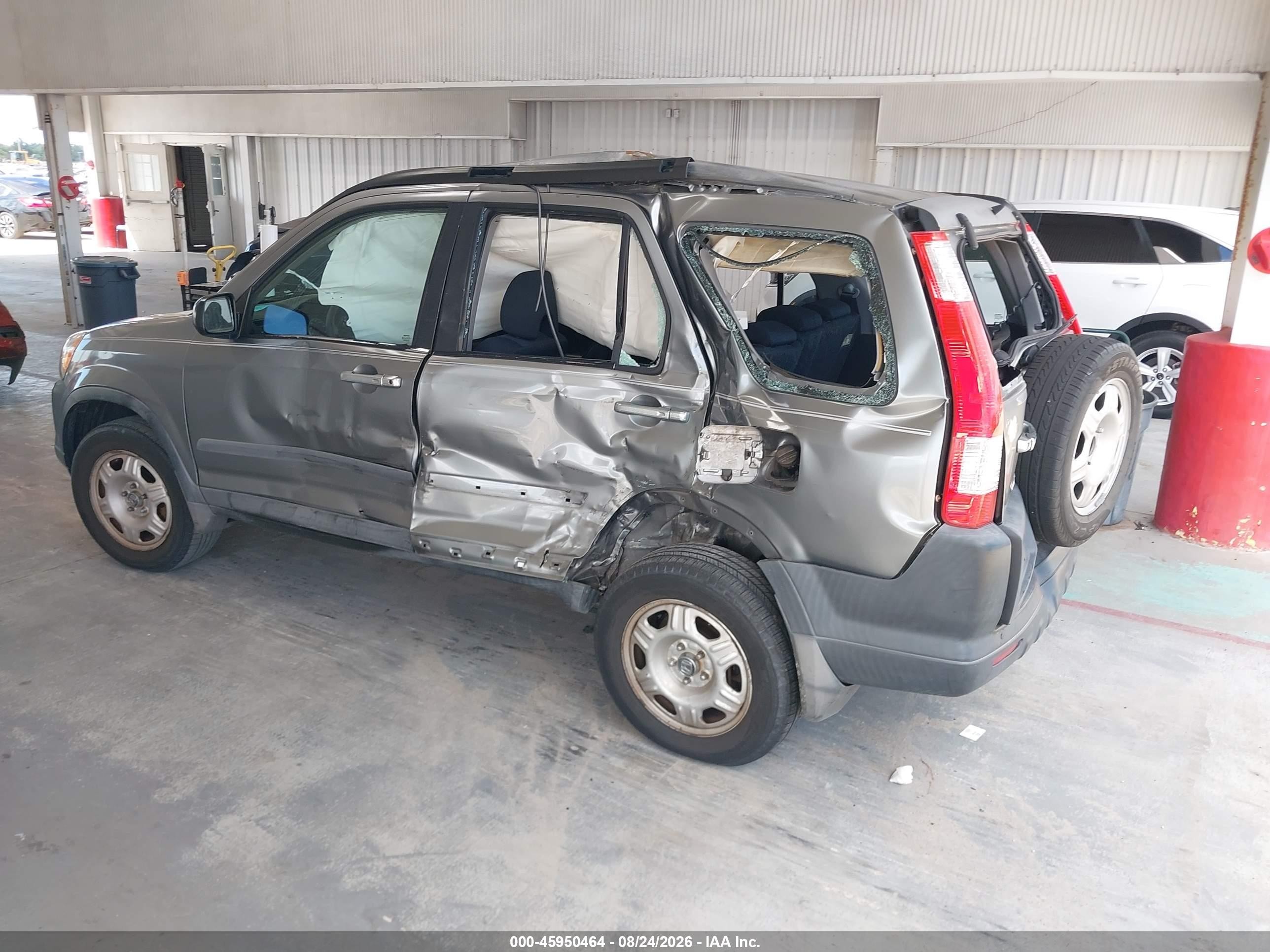 2005 Honda Cr-v Lx Silver vin: SHSRD68515U308925