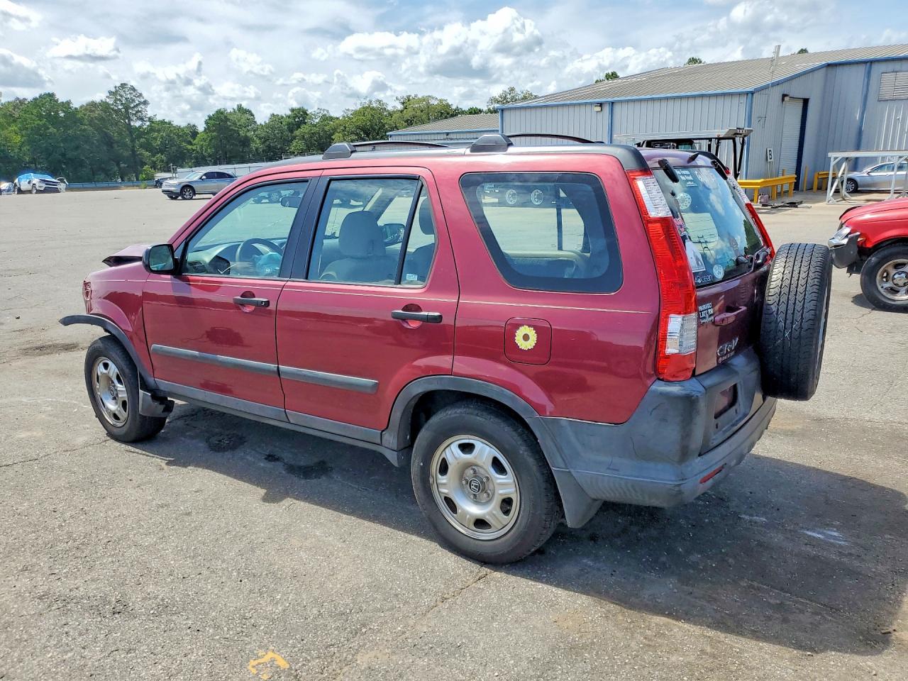 2006 Honda Cr-v Lx Maroon vin: SHSRD68516U401333