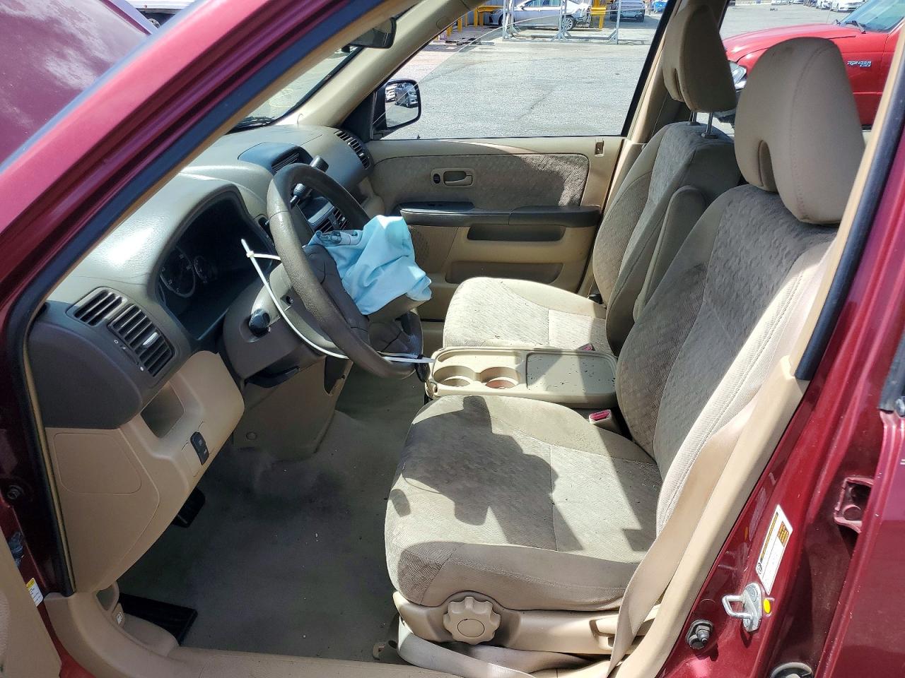 2006 Honda Cr-v Lx Maroon vin: SHSRD68516U401333