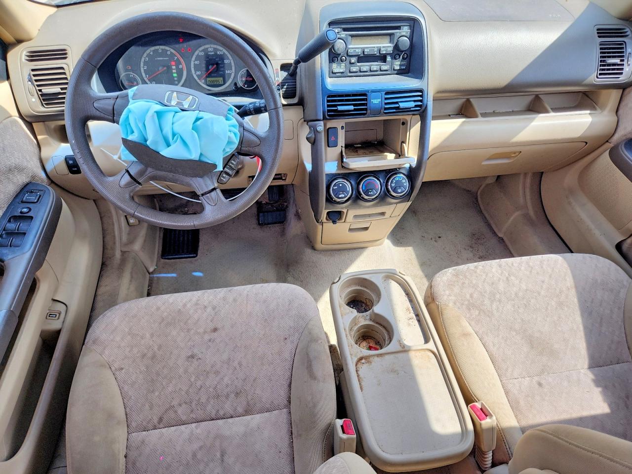 2005 Honda Cr-v Lx Желто-коричневый vin: SHSRD68525U306598