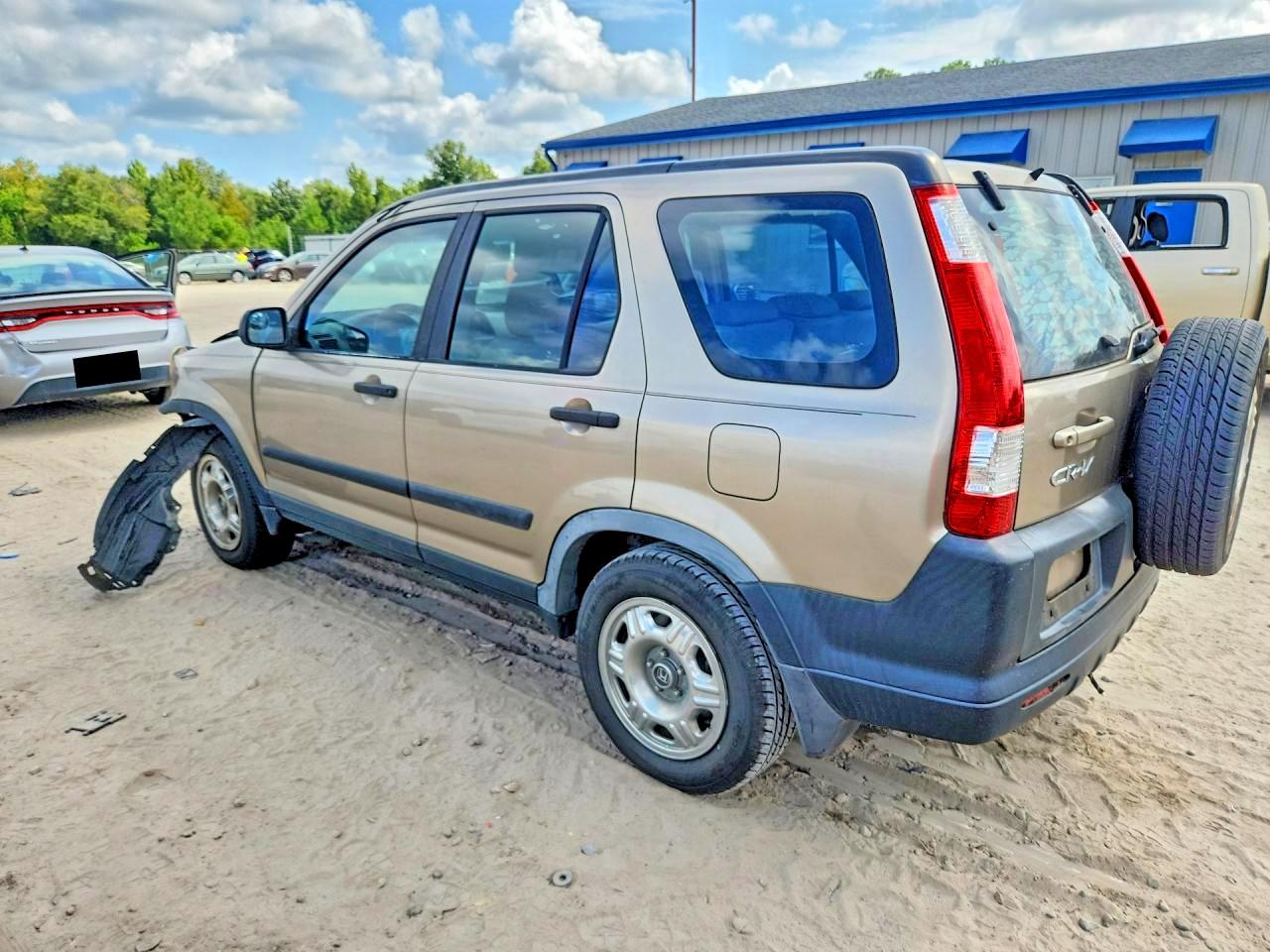 2005 Honda Cr-v Lx Желто-коричневый vin: SHSRD68525U306598