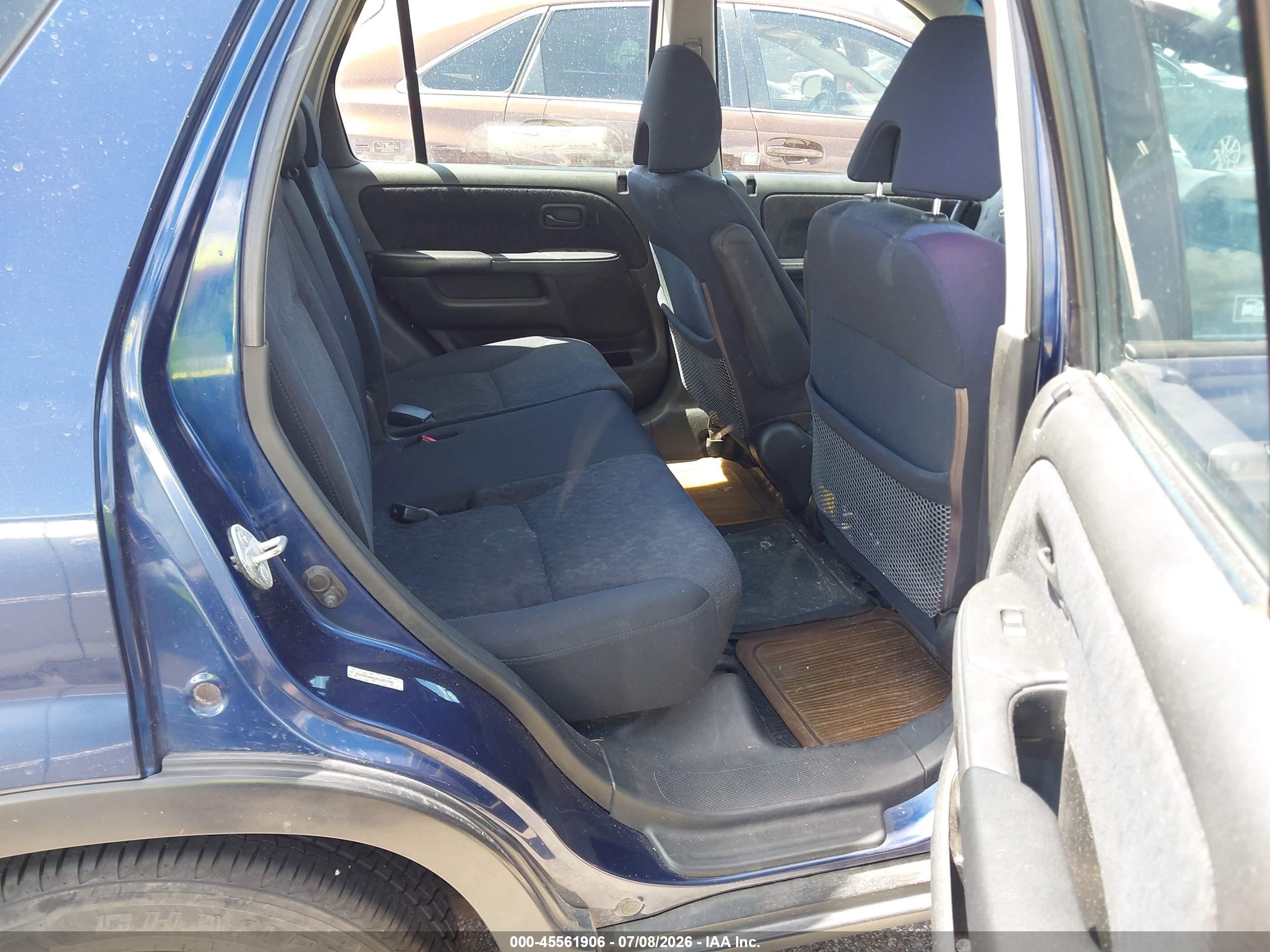 2005 Honda Cr-v Lx Blue vin: SHSRD68535U307260