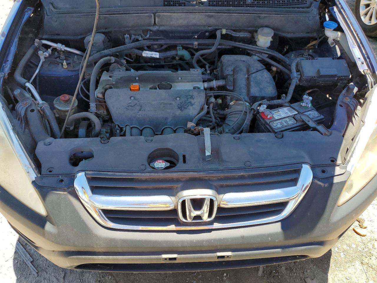 2004 Honda Cr-v Lx Blue vin: SHSRD68544U209496