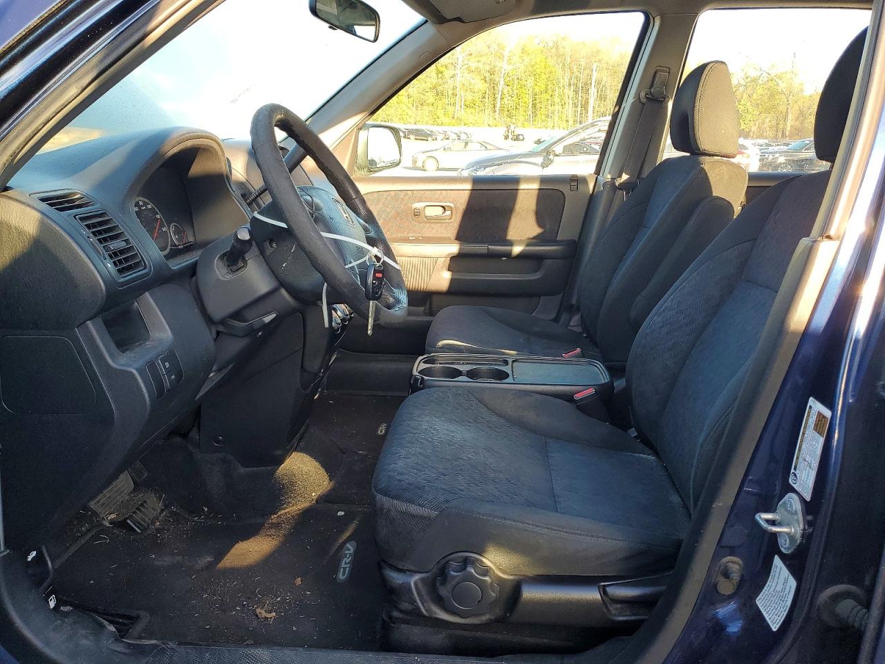 2005 Honda Cr-v Lx Blue vin: SHSRD68545U308854