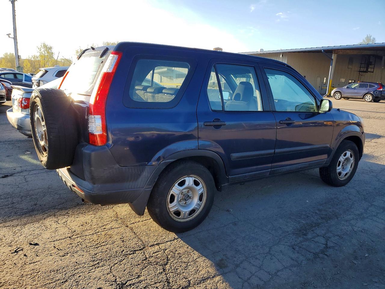 2005 Honda Cr-v Lx Blue vin: SHSRD68545U308854