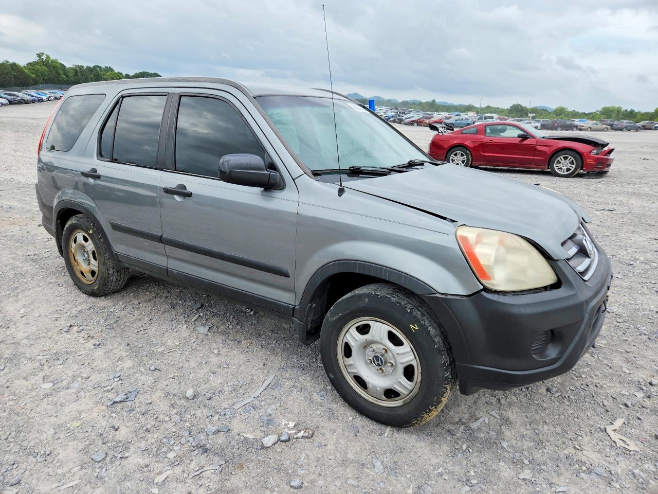 2006 Honda Cr-v Lx Gray vin: SHSRD68546U407207