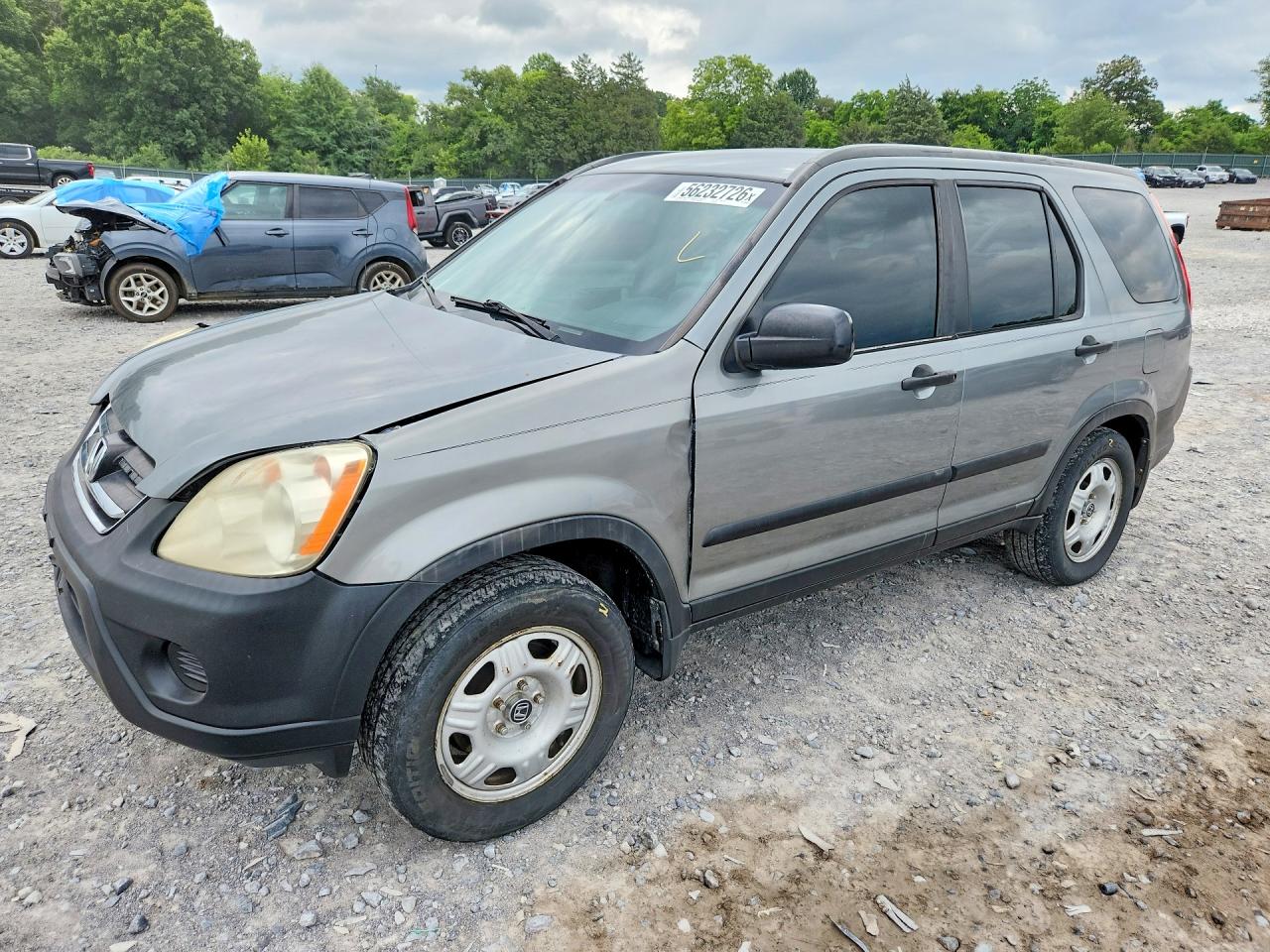 2006 Honda Cr-v Lx Серый vin: SHSRD68546U407207