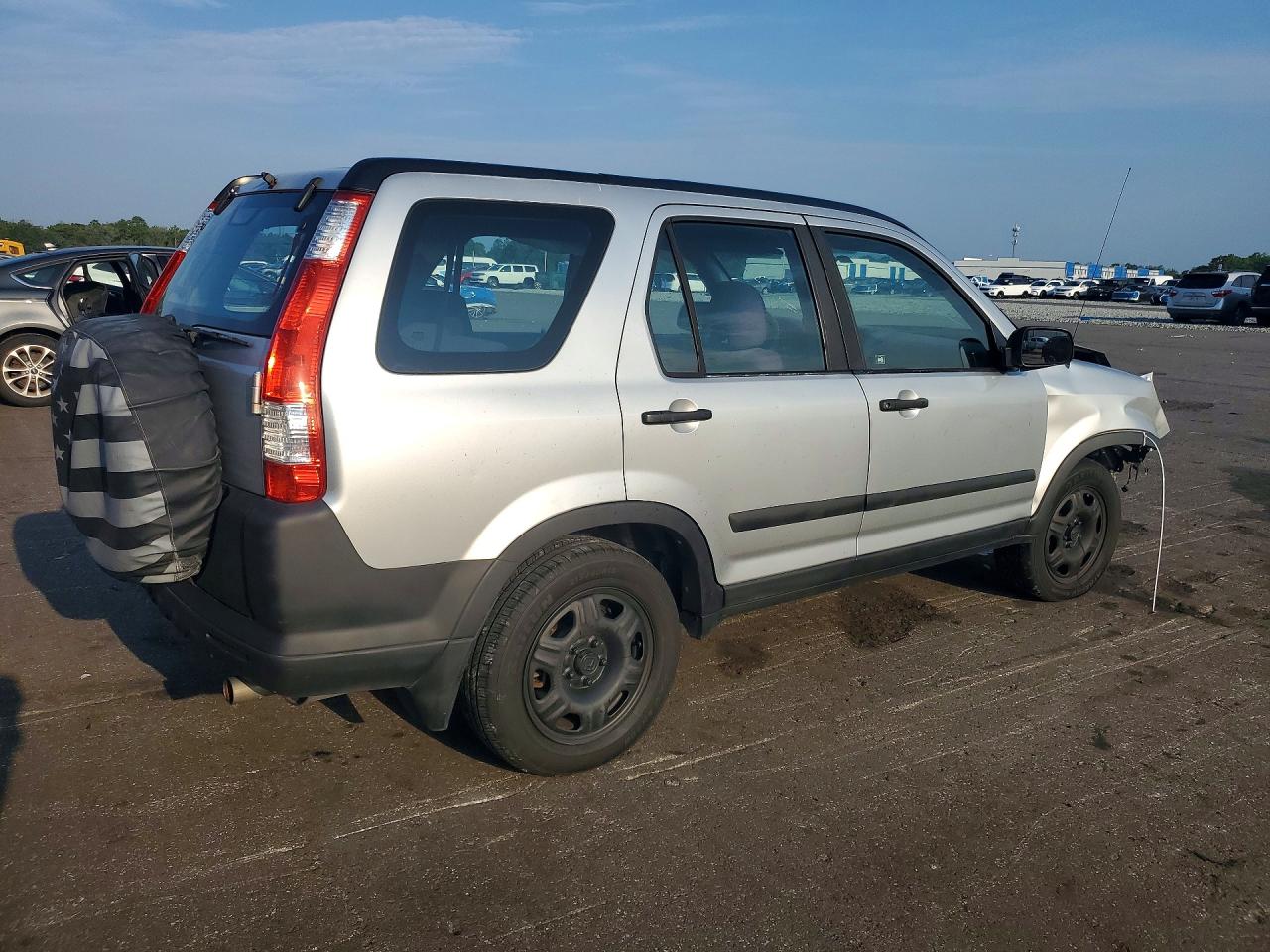 2006 Honda Cr-v Lx Silver vin: SHSRD68546U408907