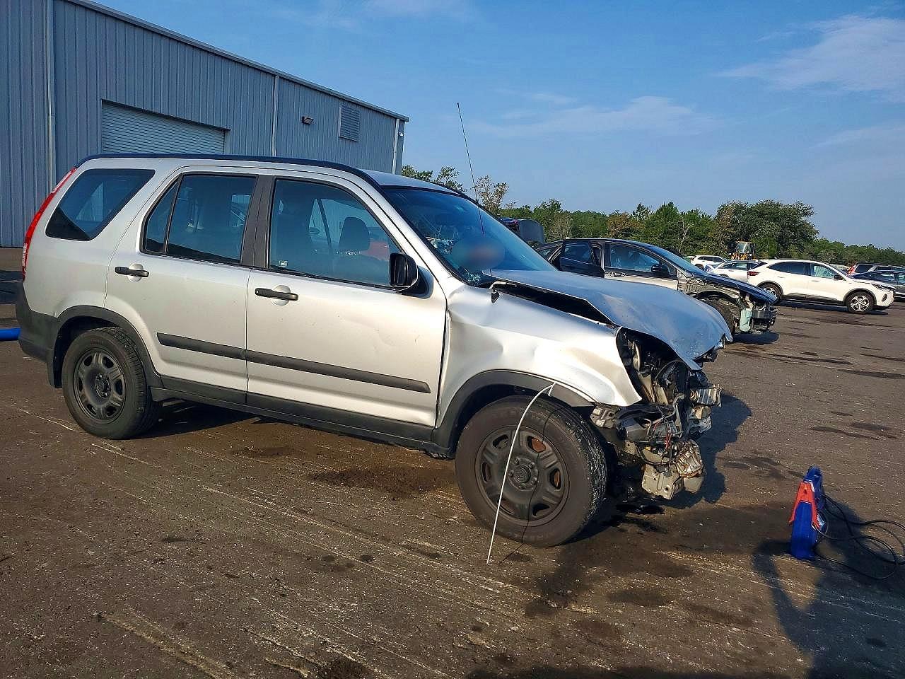 2006 Honda Cr-v Lx Silver vin: SHSRD68546U408907