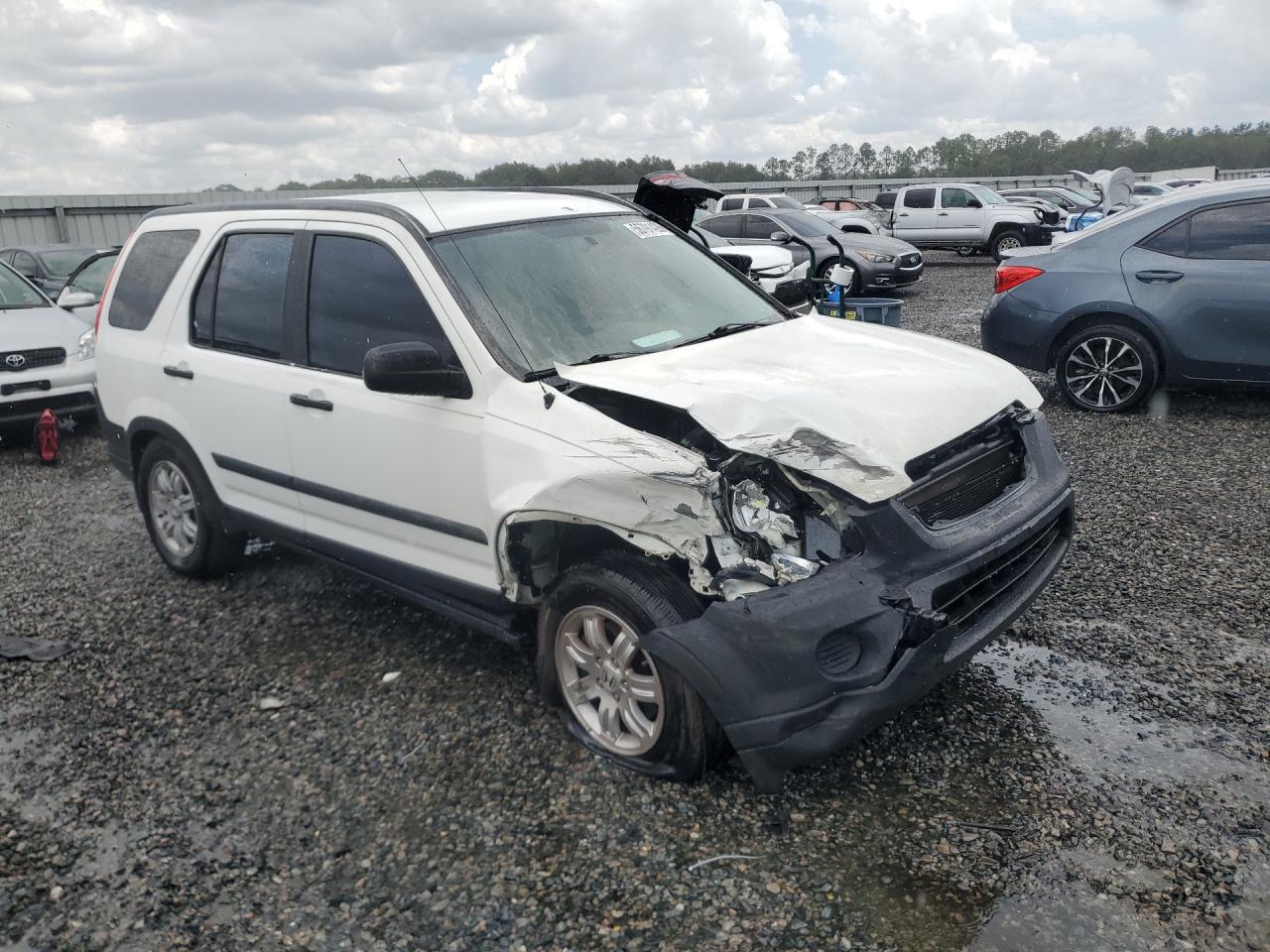 2005 Honda 0043 White vin: SHSRD68555U305834