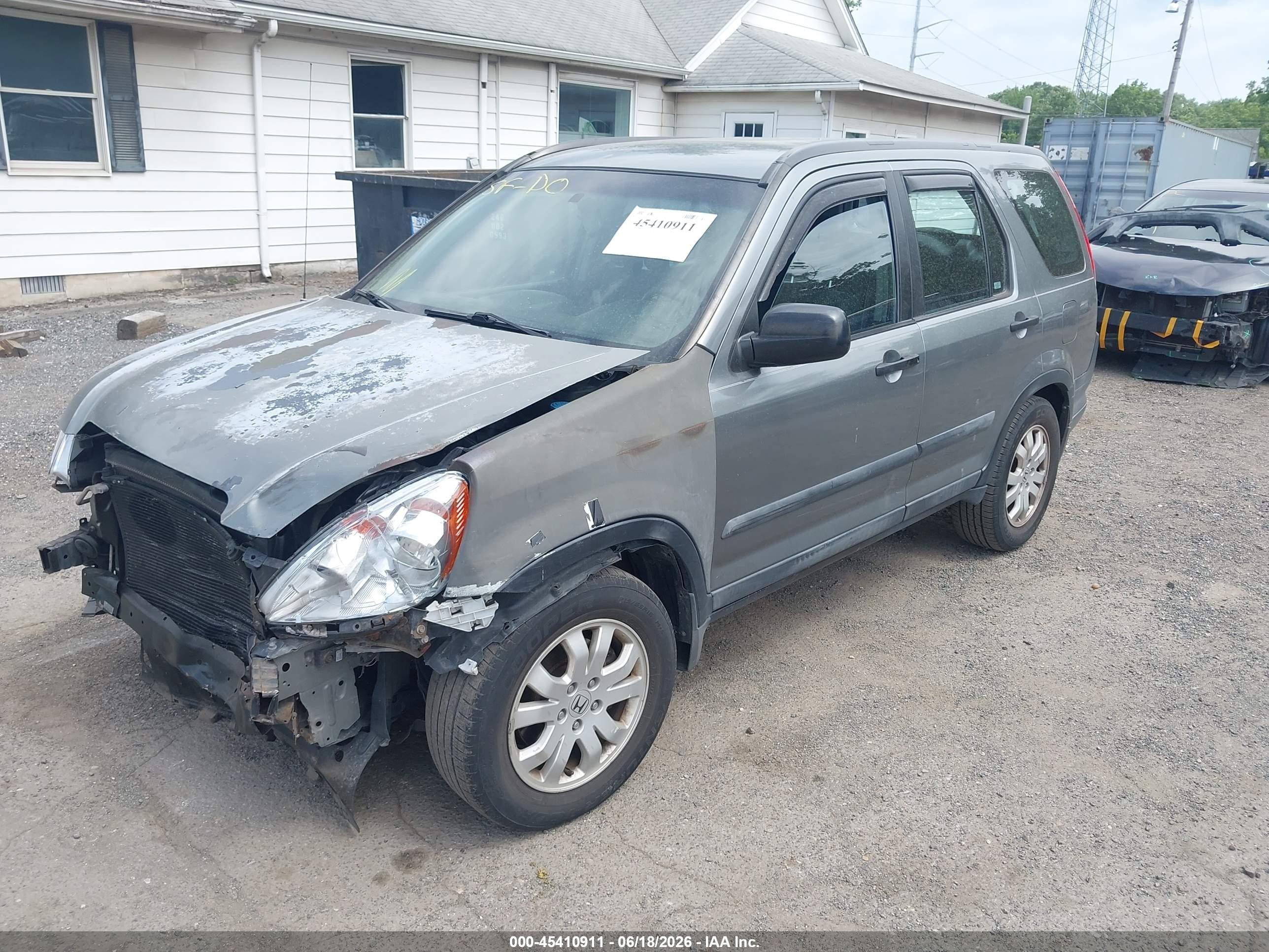 2006 Honda Cr-v Lx Silver vin: SHSRD68556U403036