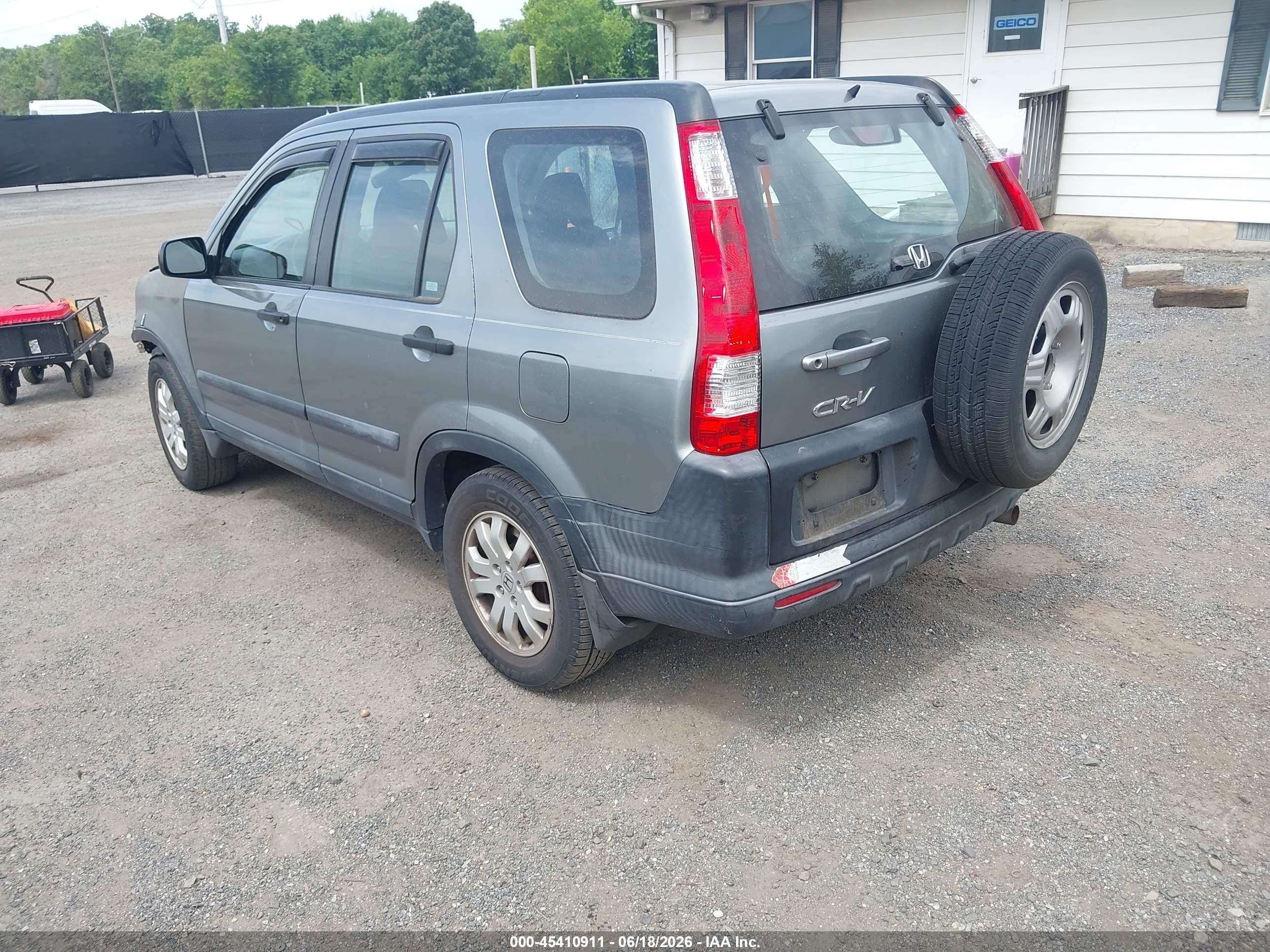 2006 Honda Cr-v Lx Silver vin: SHSRD68556U403036