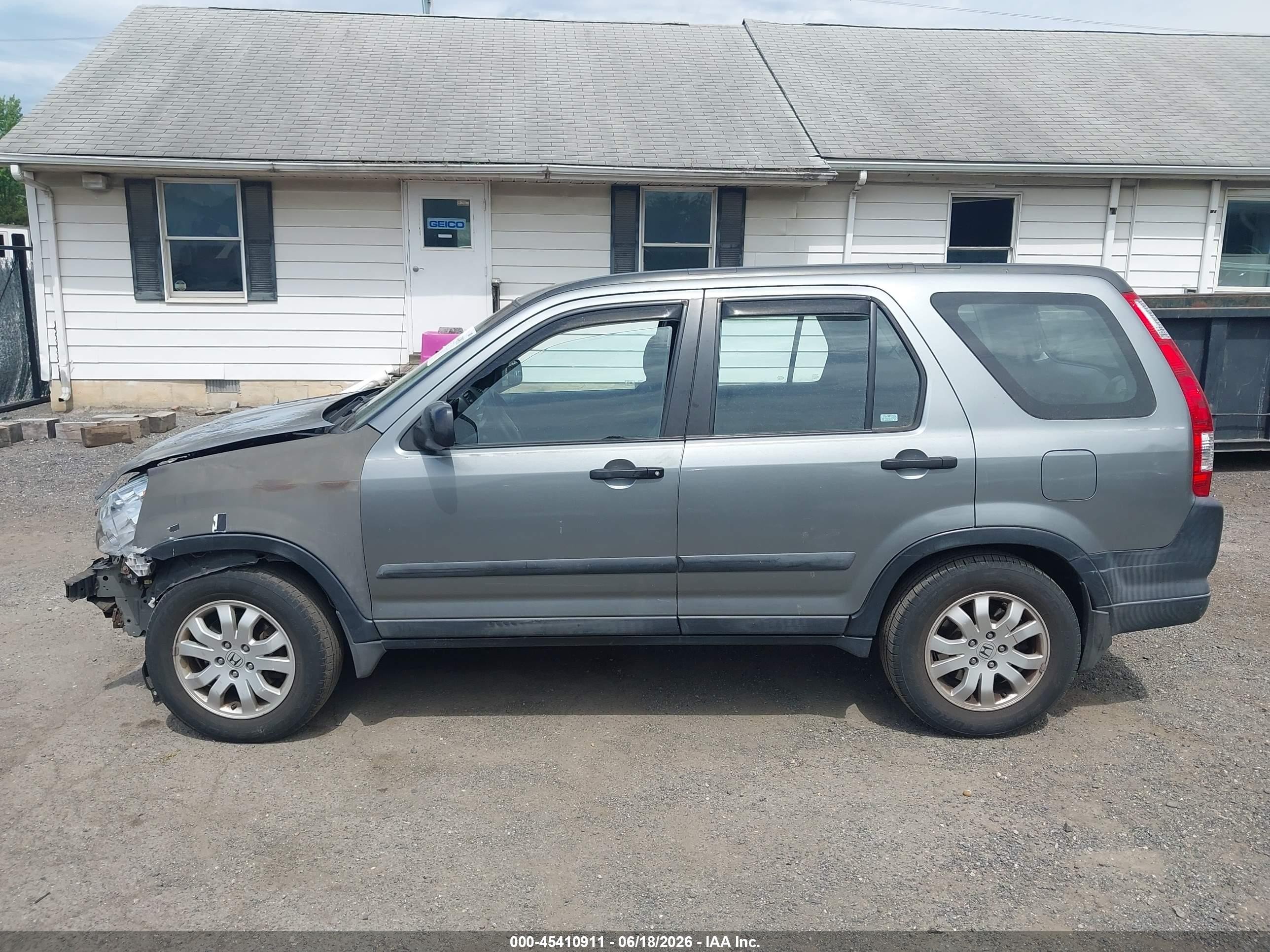 2006 Honda Cr-v Lx Silver vin: SHSRD68556U403036
