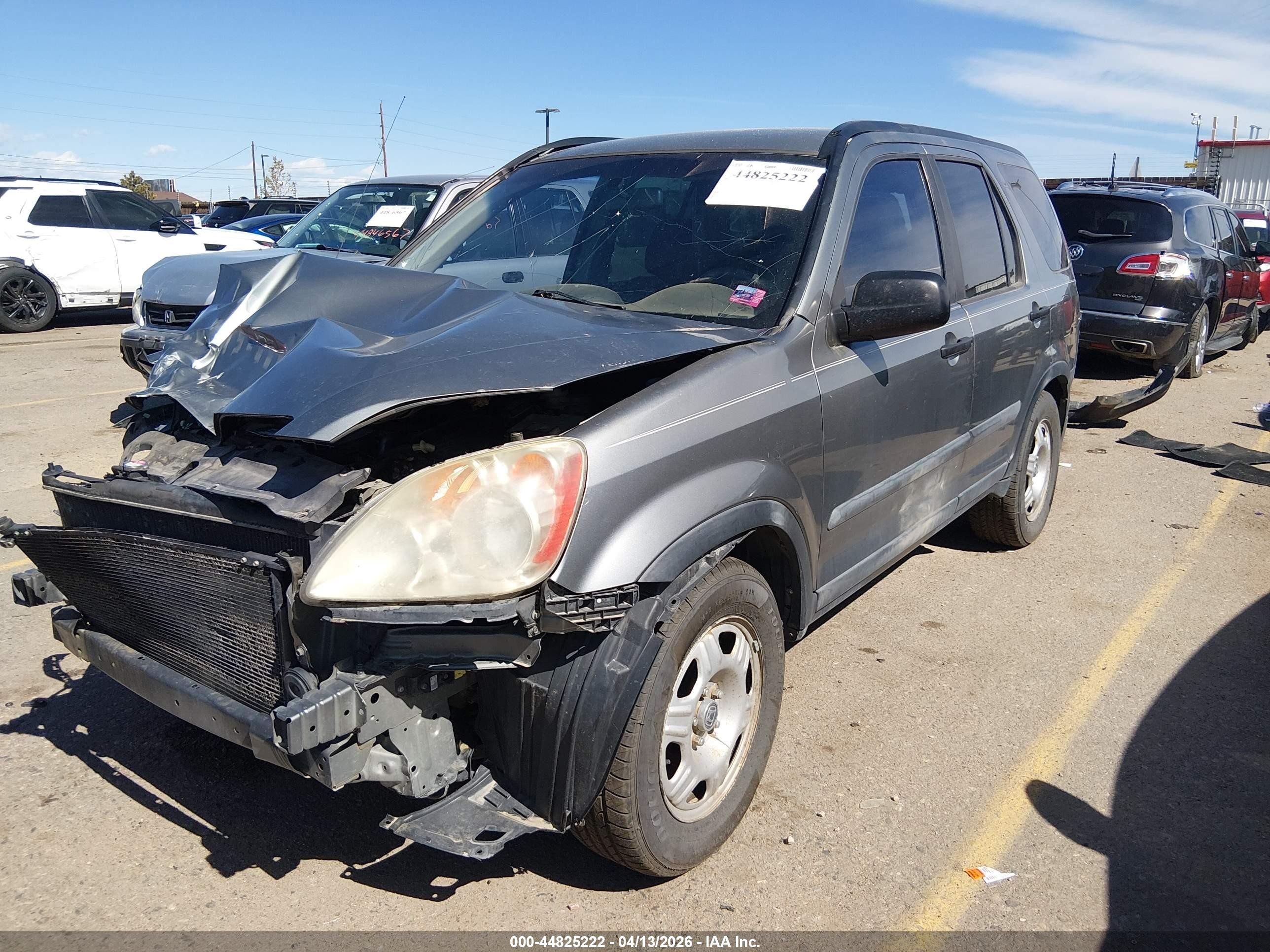 2006 Honda Cr-v Lx Gray vin: SHSRD68566U400159