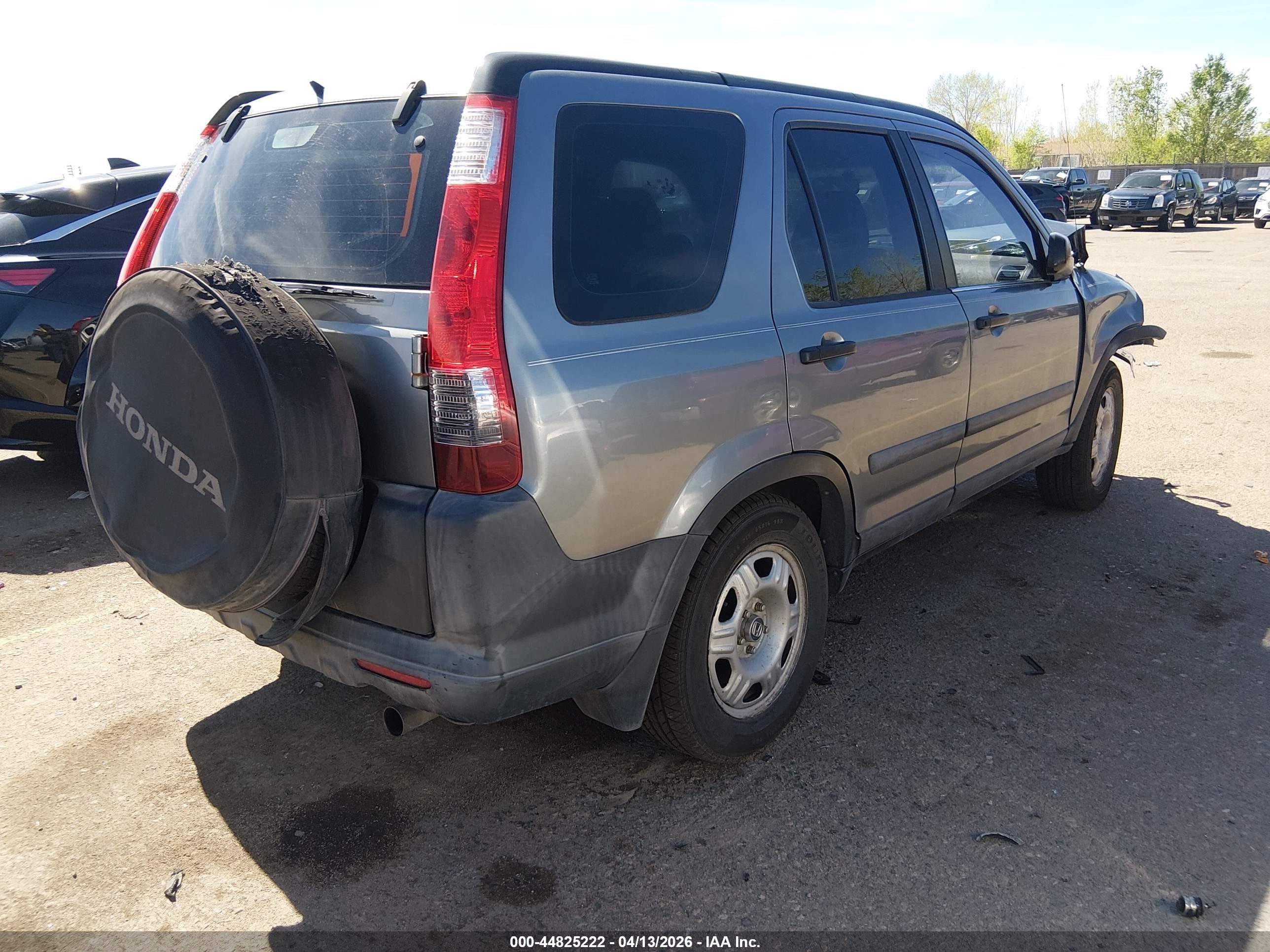 2006 Honda Cr-v Lx Gray vin: SHSRD68566U400159