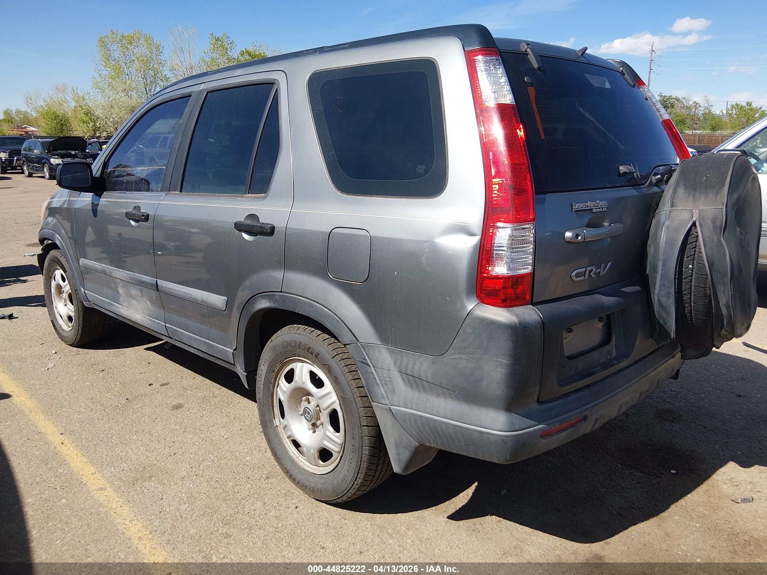 2006 Honda Cr-v Lx Gray vin: SHSRD68566U400159