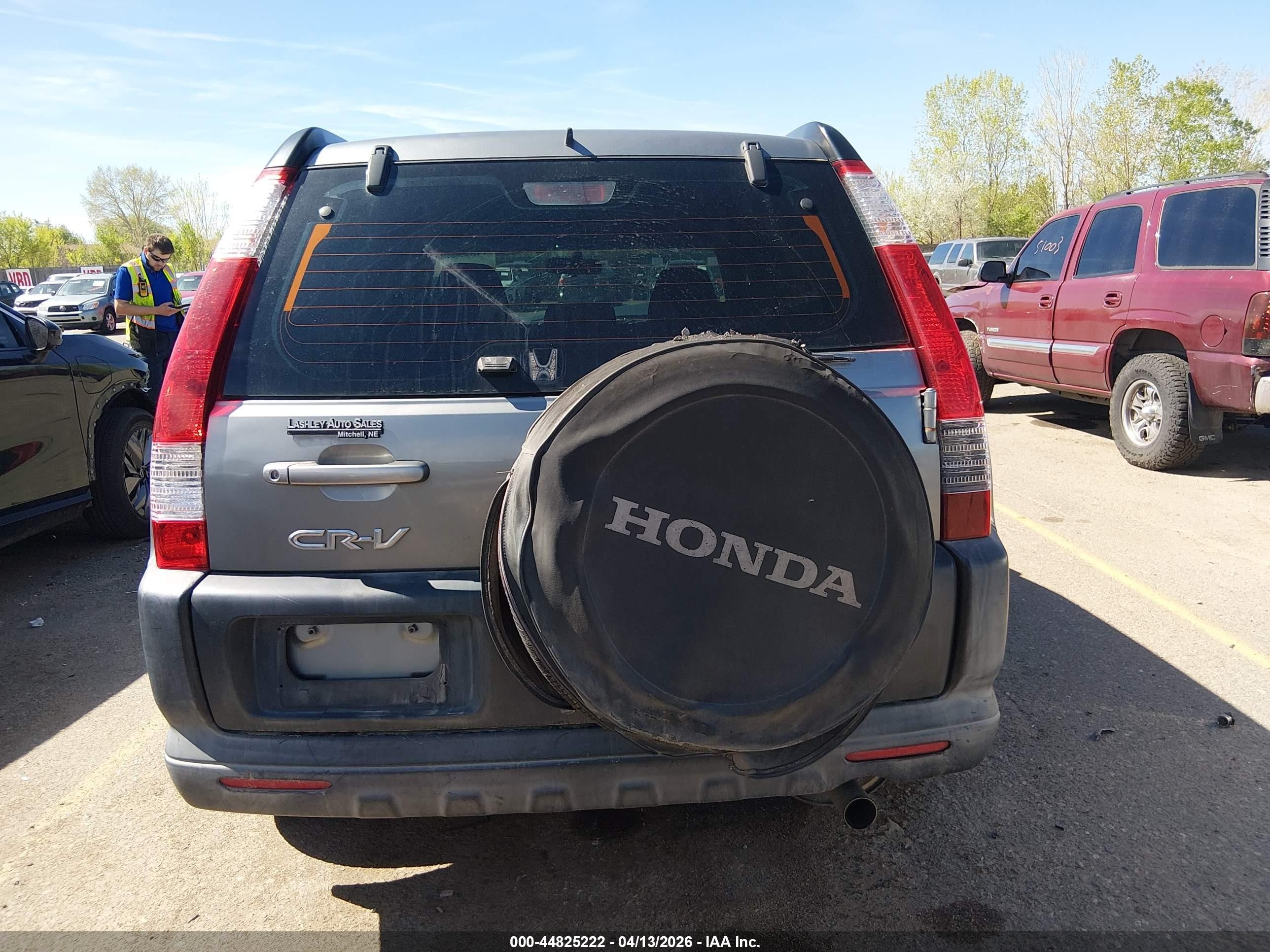 2006 Honda Cr-v Lx Gray vin: SHSRD68566U400159