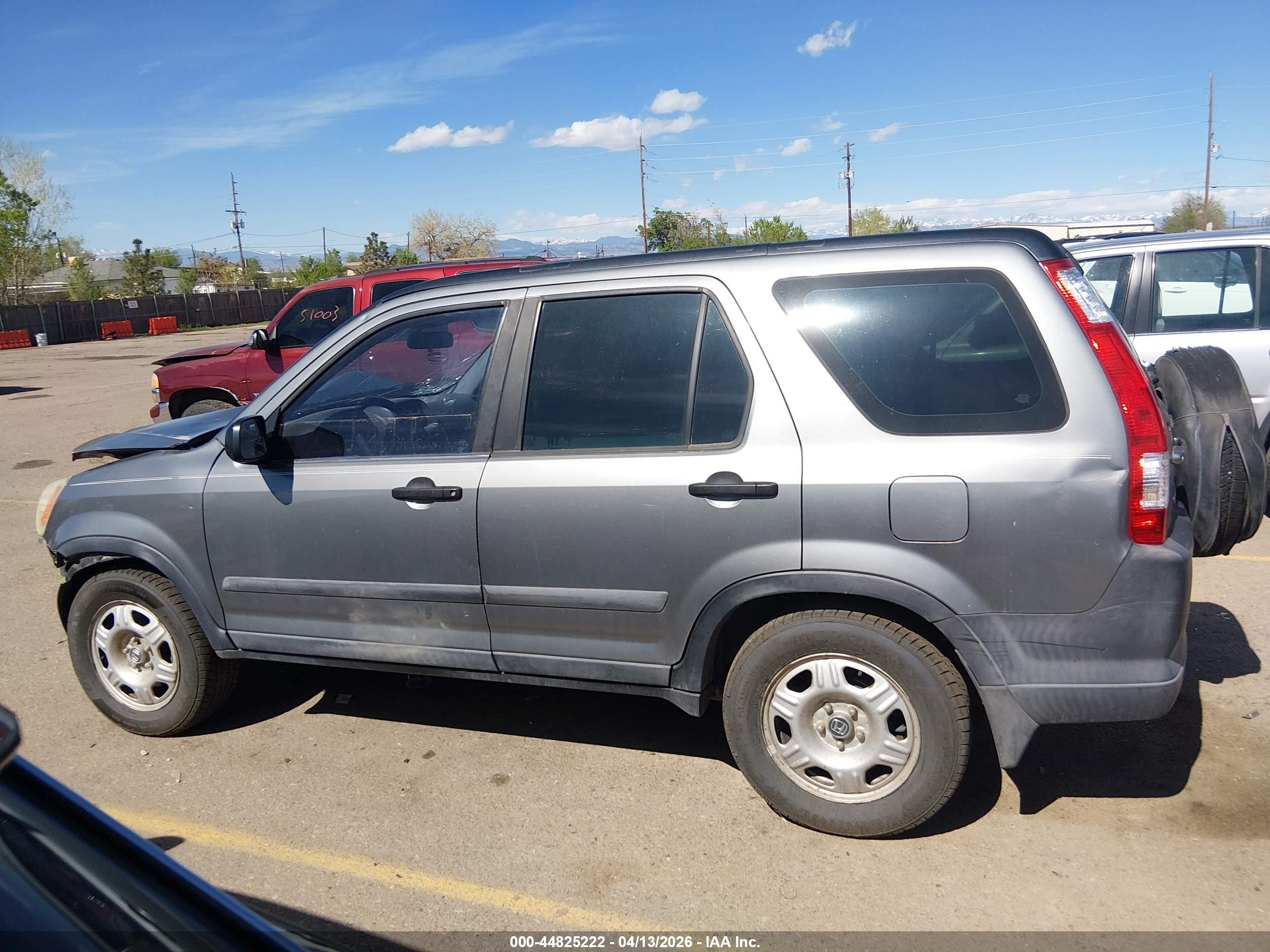 2006 Honda Cr-v Lx Gray vin: SHSRD68566U400159