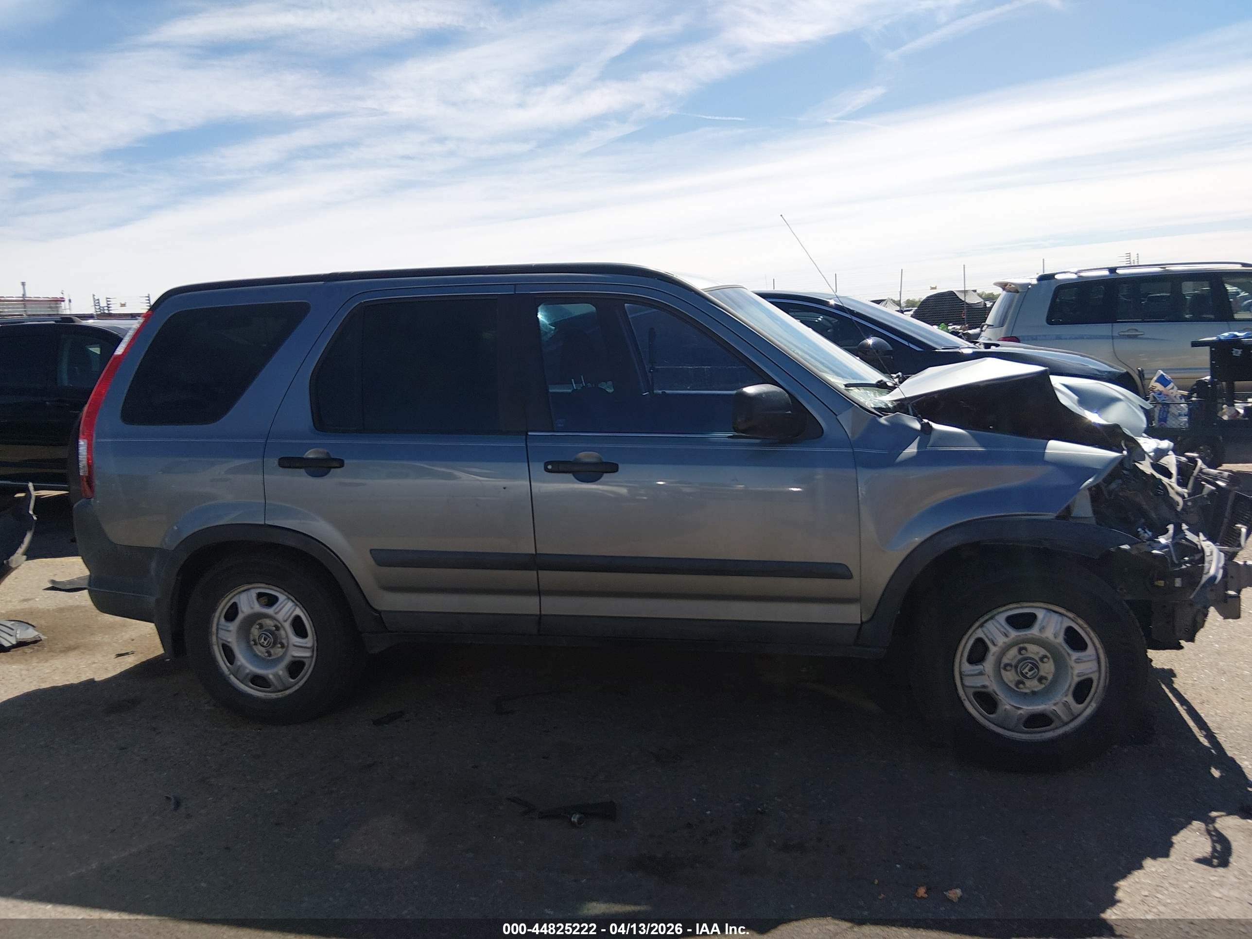 2006 Honda Cr-v Lx Gray vin: SHSRD68566U400159