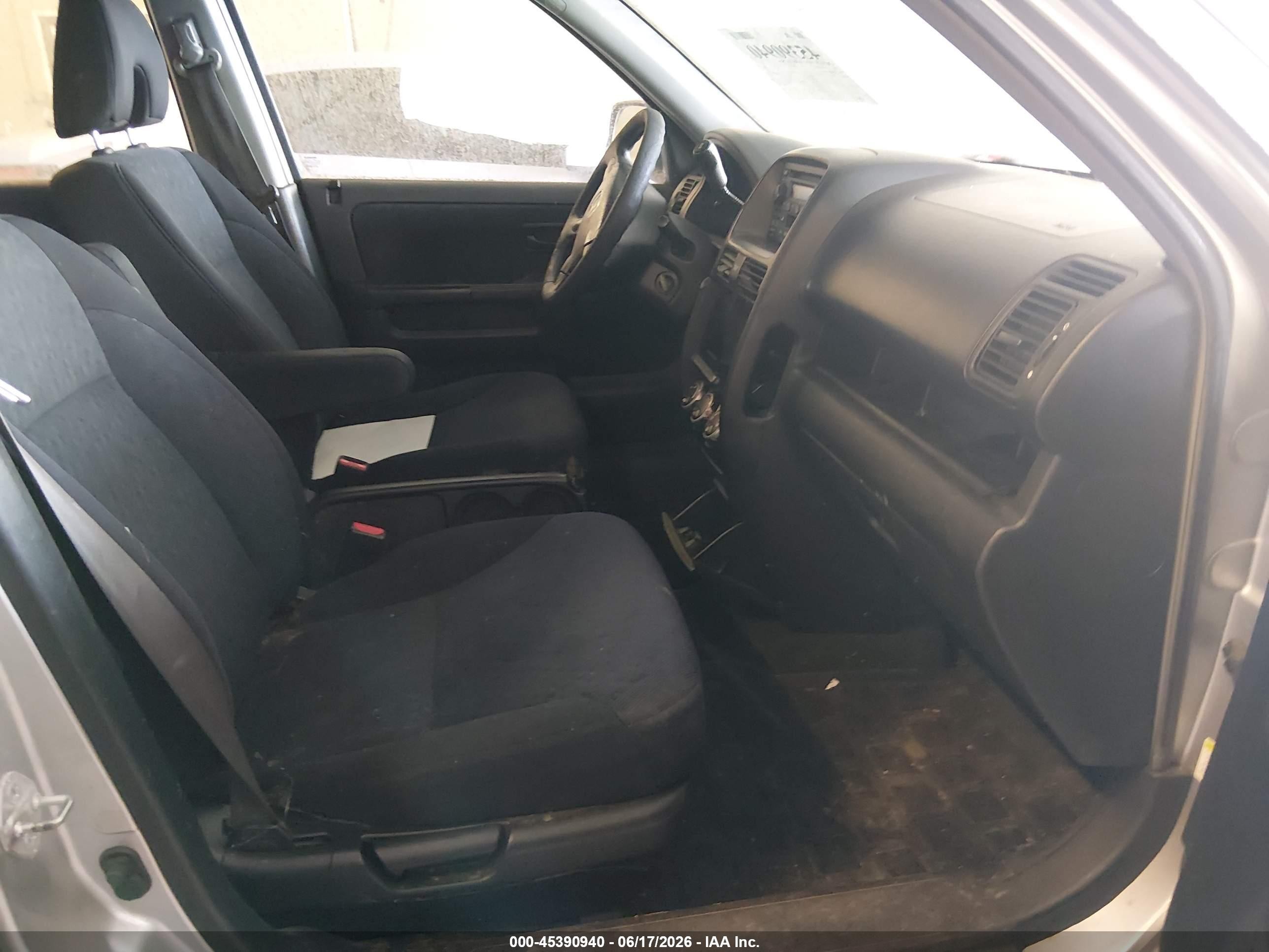 2006 Honda Cr-v Lx Silver vin: SHSRD68566U407077