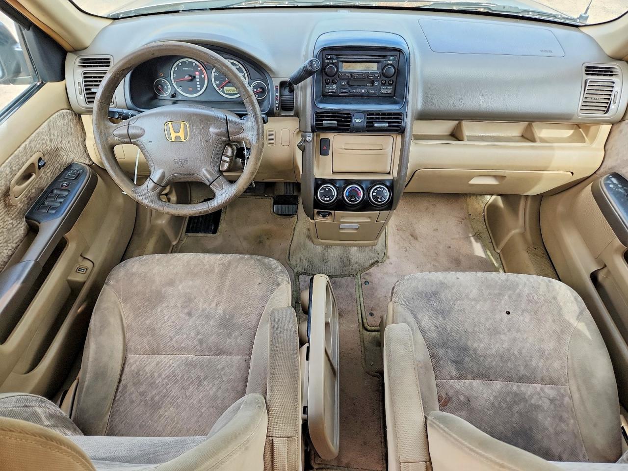 2005 Honda Cr-v Lx Золотой vin: SHSRD68575U309206