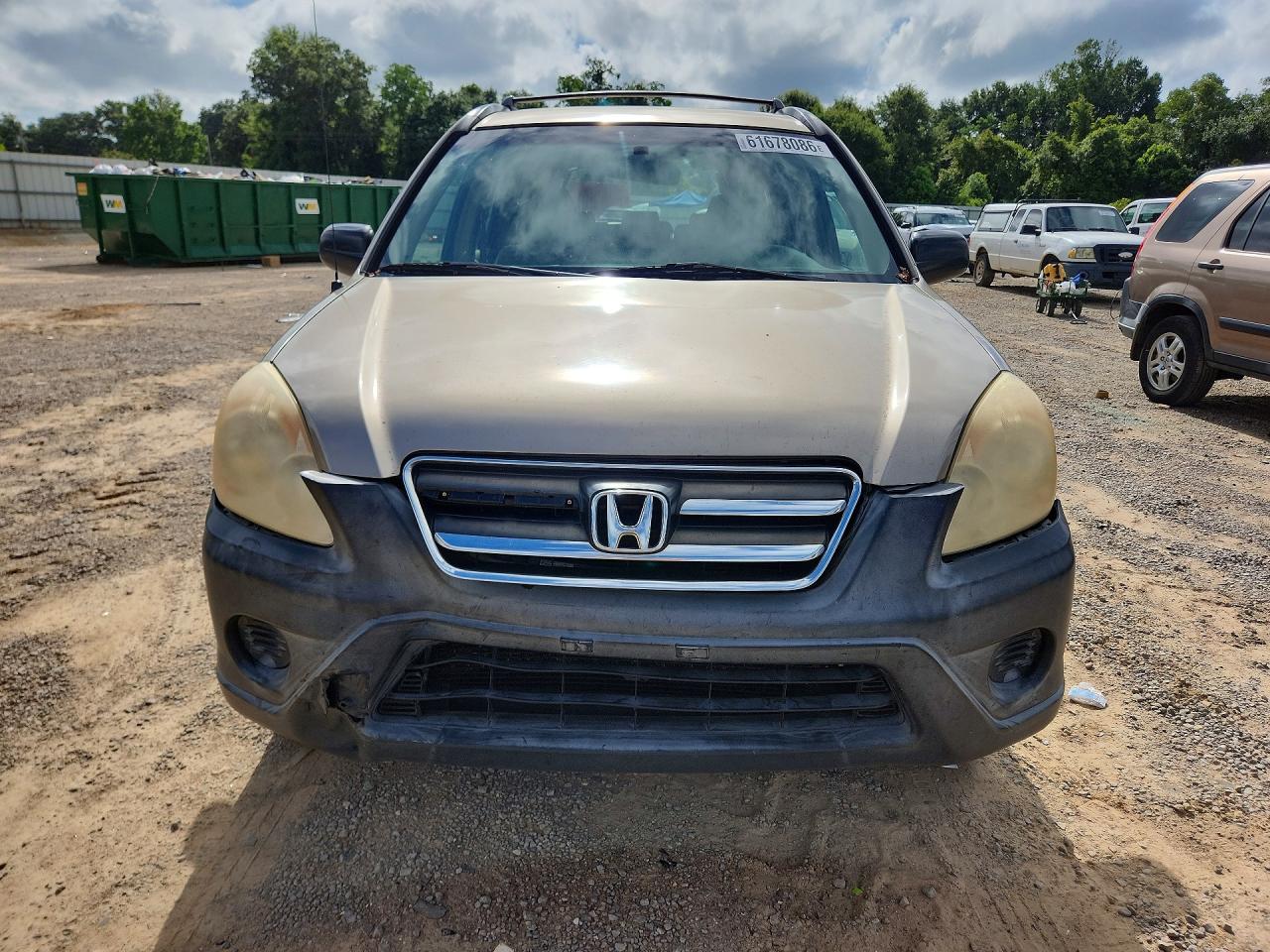 2005 Honda Cr-v Lx Золотой vin: SHSRD68575U309206