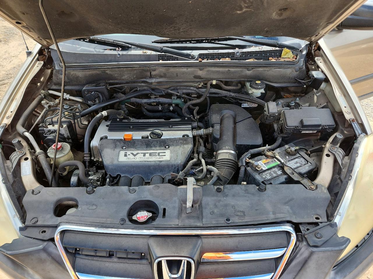 2005 Honda Cr-v Lx Золотой vin: SHSRD68575U309206
