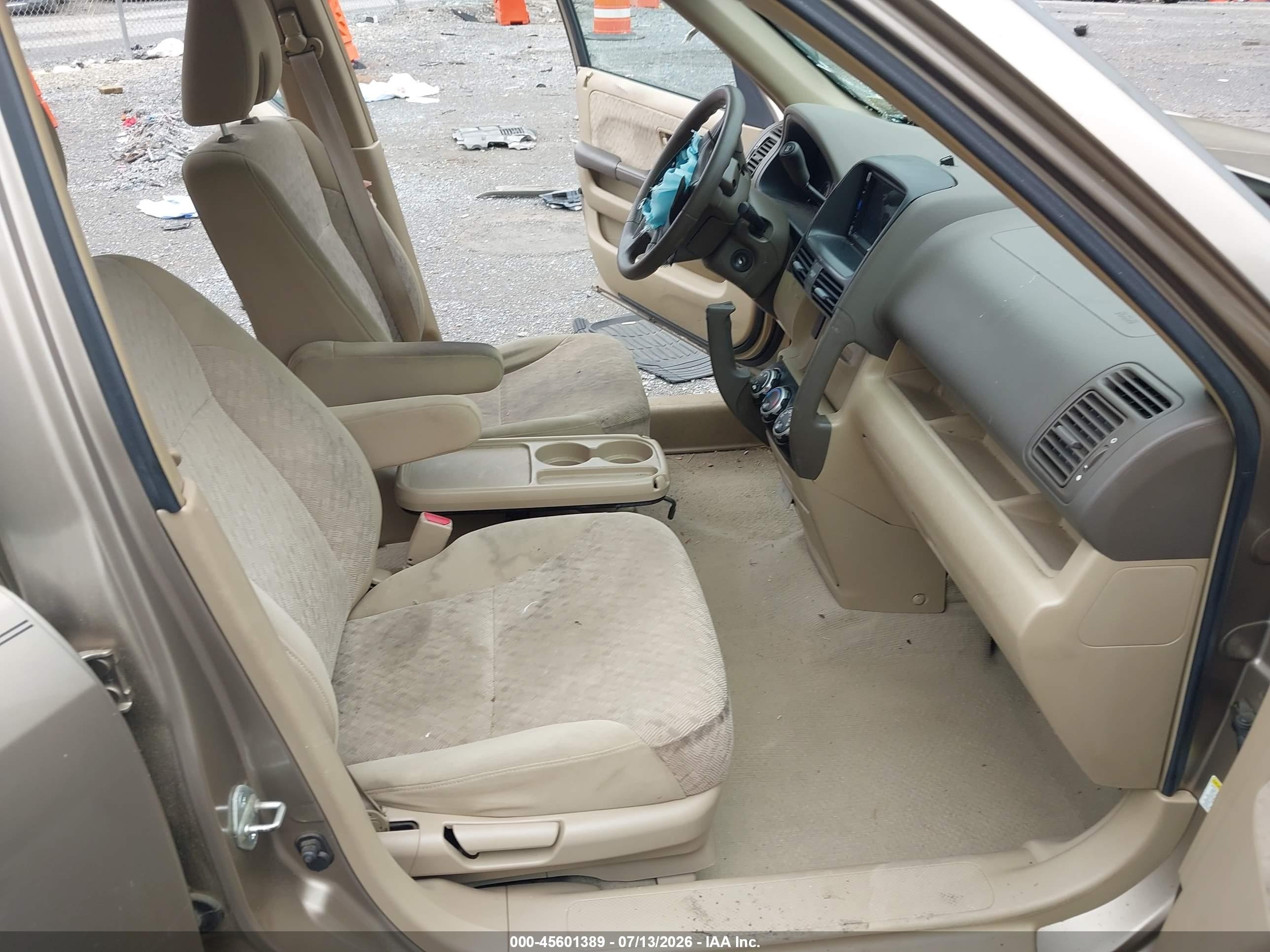 2005 Honda Cr-v Lx Gold vin: SHSRD68585U303527