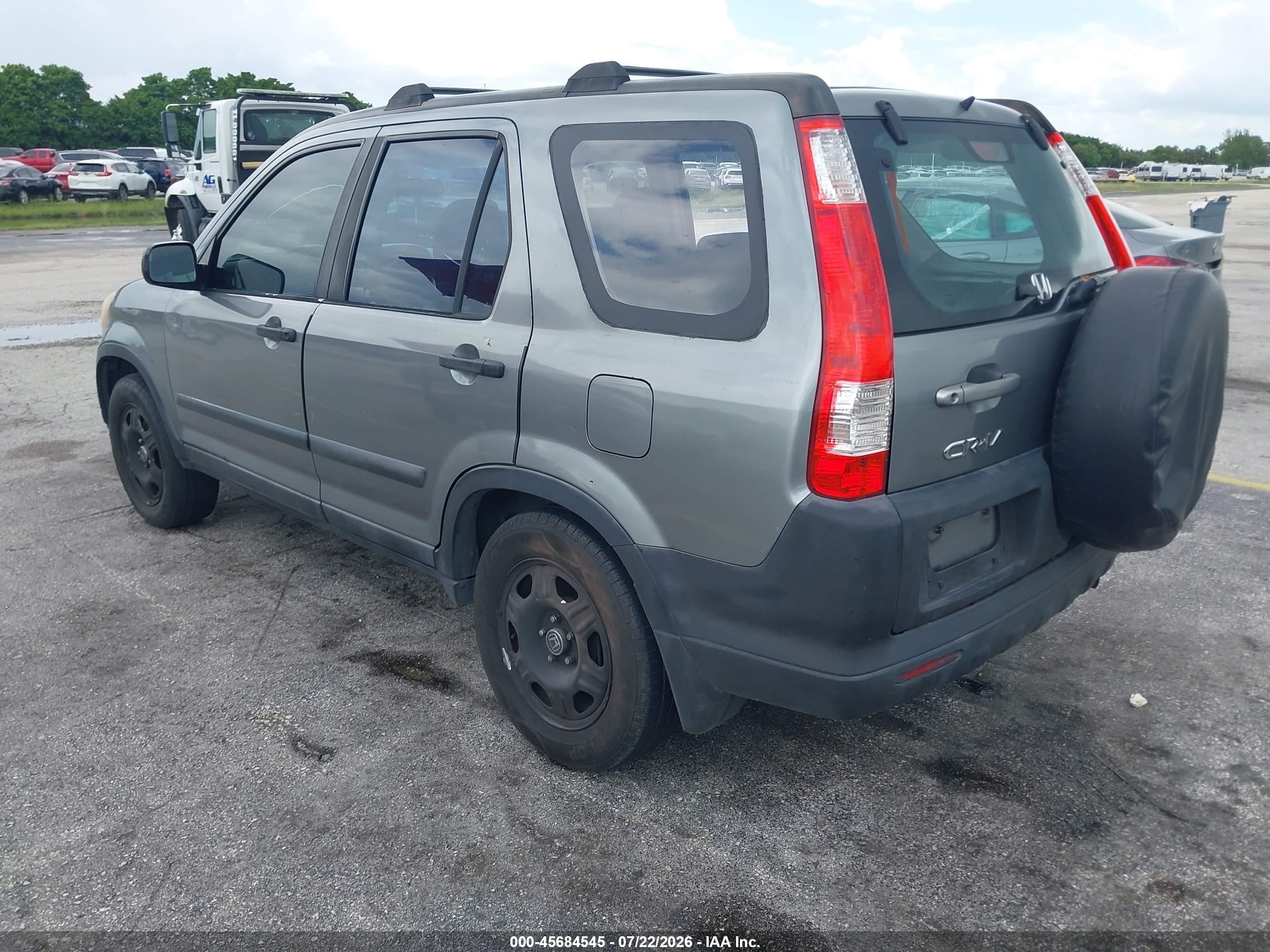 2006 Honda Cr-v Lx Серый vin: SHSRD68586U403628