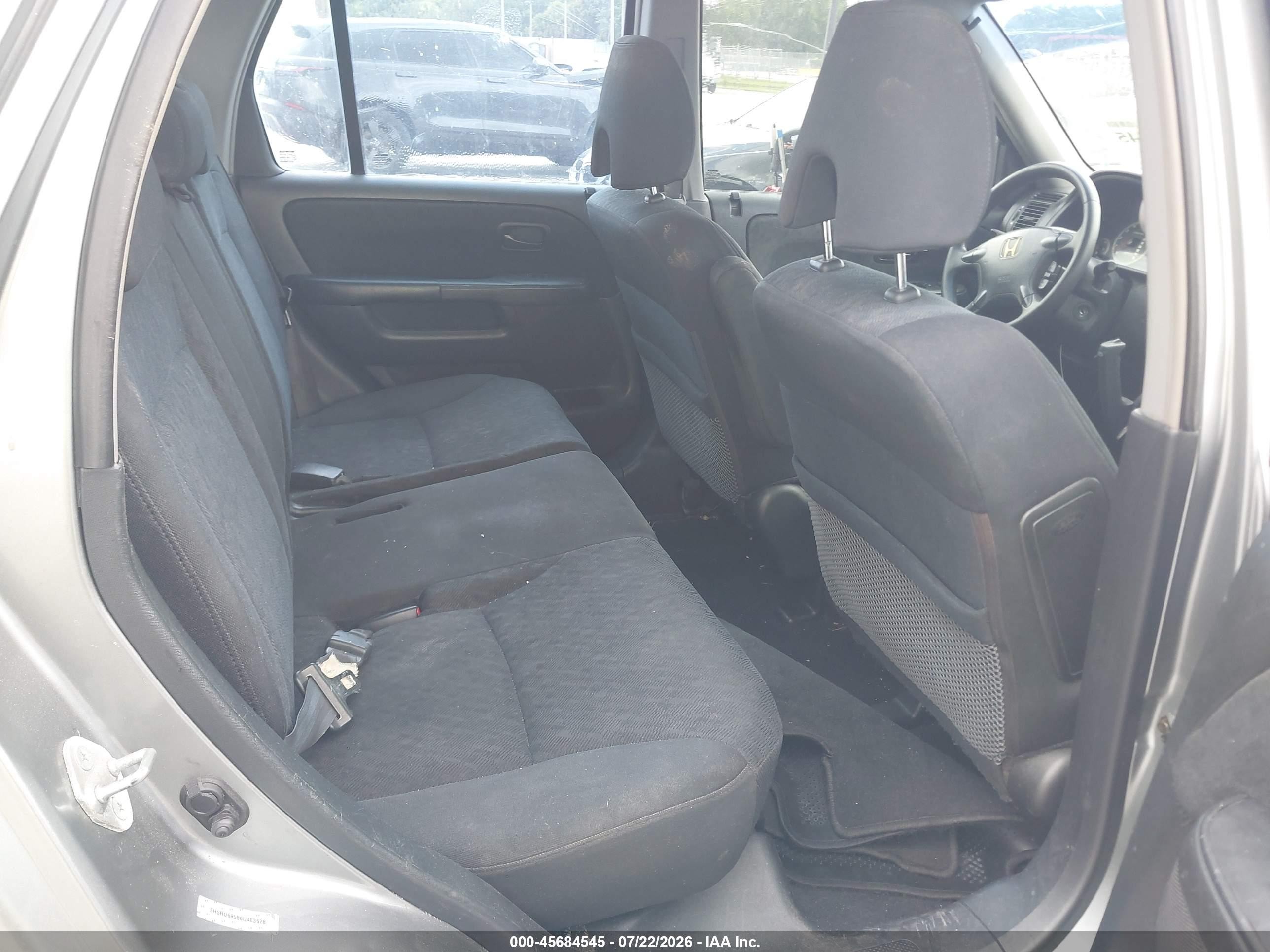 2006 Honda Cr-v Lx Серый vin: SHSRD68586U403628