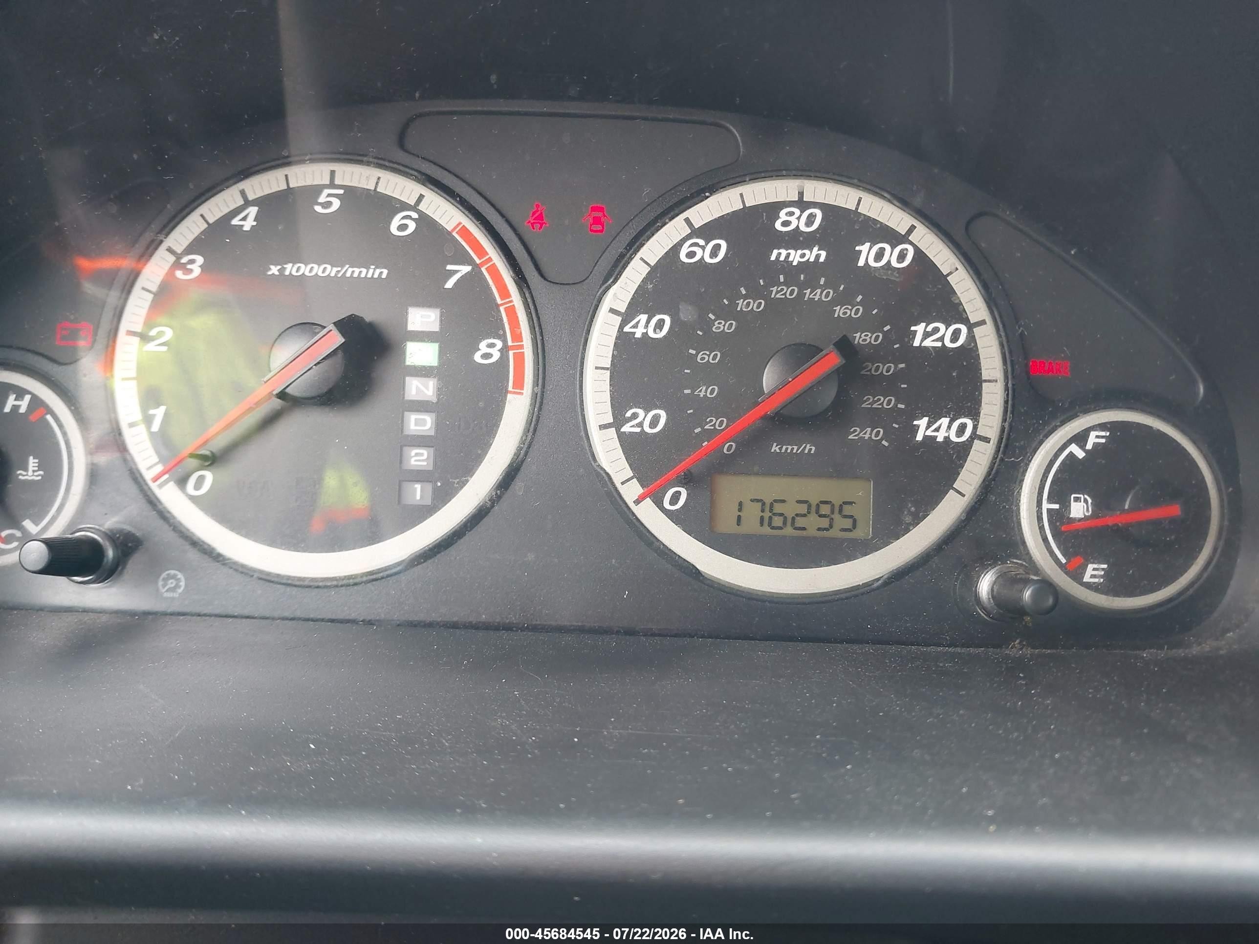 2006 Honda Cr-v Lx Серый vin: SHSRD68586U403628