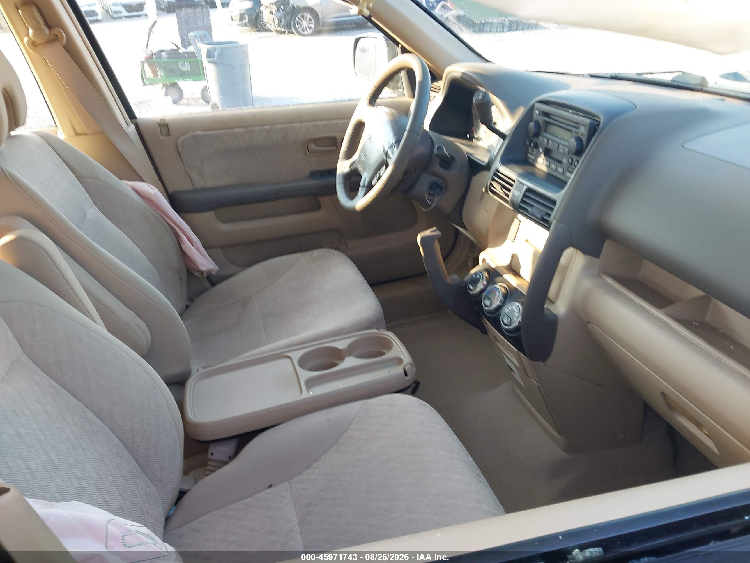 2006 Honda Cr-v Lx Gold vin: SHSRD68586U406903