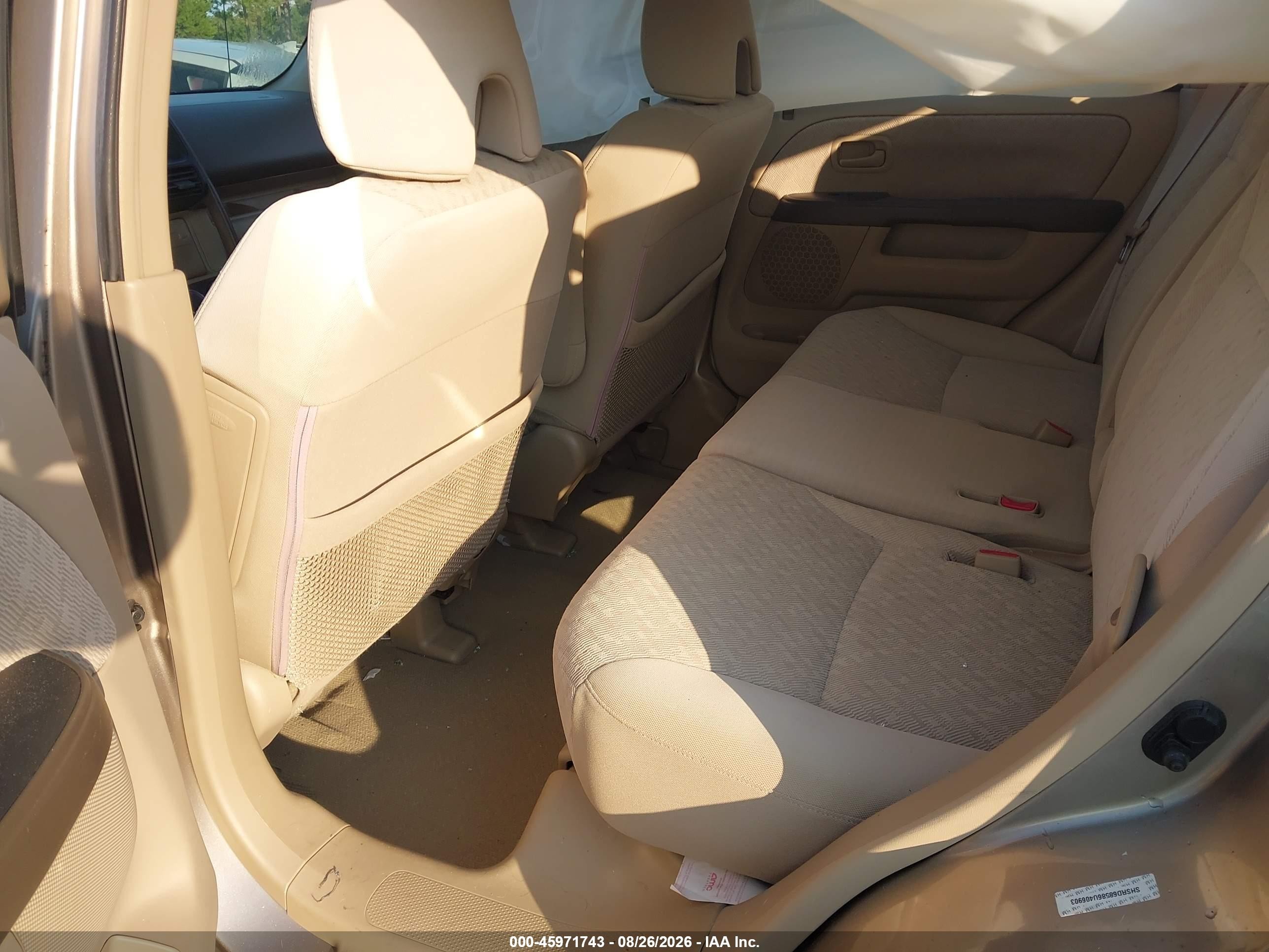 2006 Honda Cr-v Lx Gold vin: SHSRD68586U406903