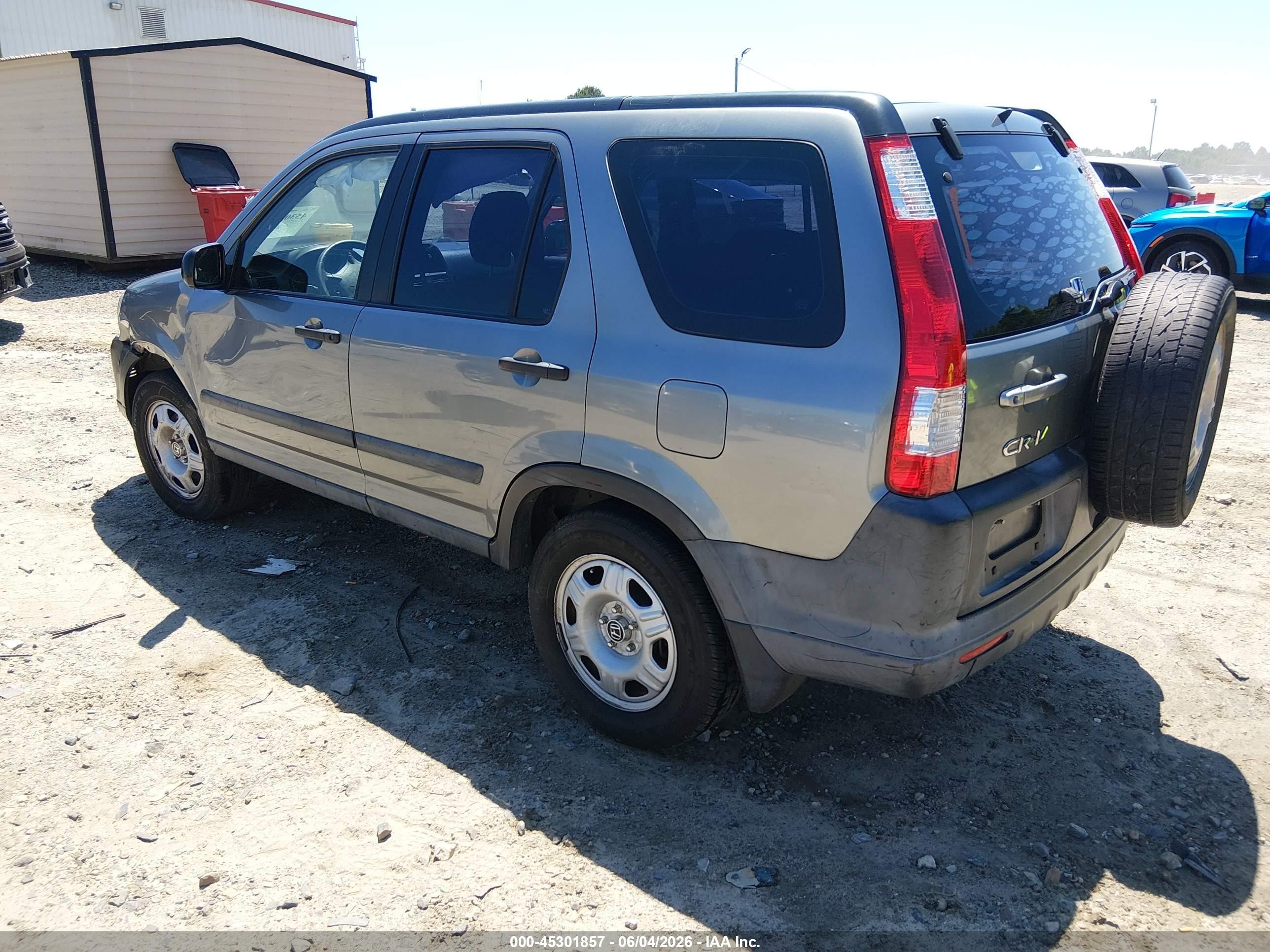 2005 Honda Cr-v Lx Silver vin: SHSRD68595U308929