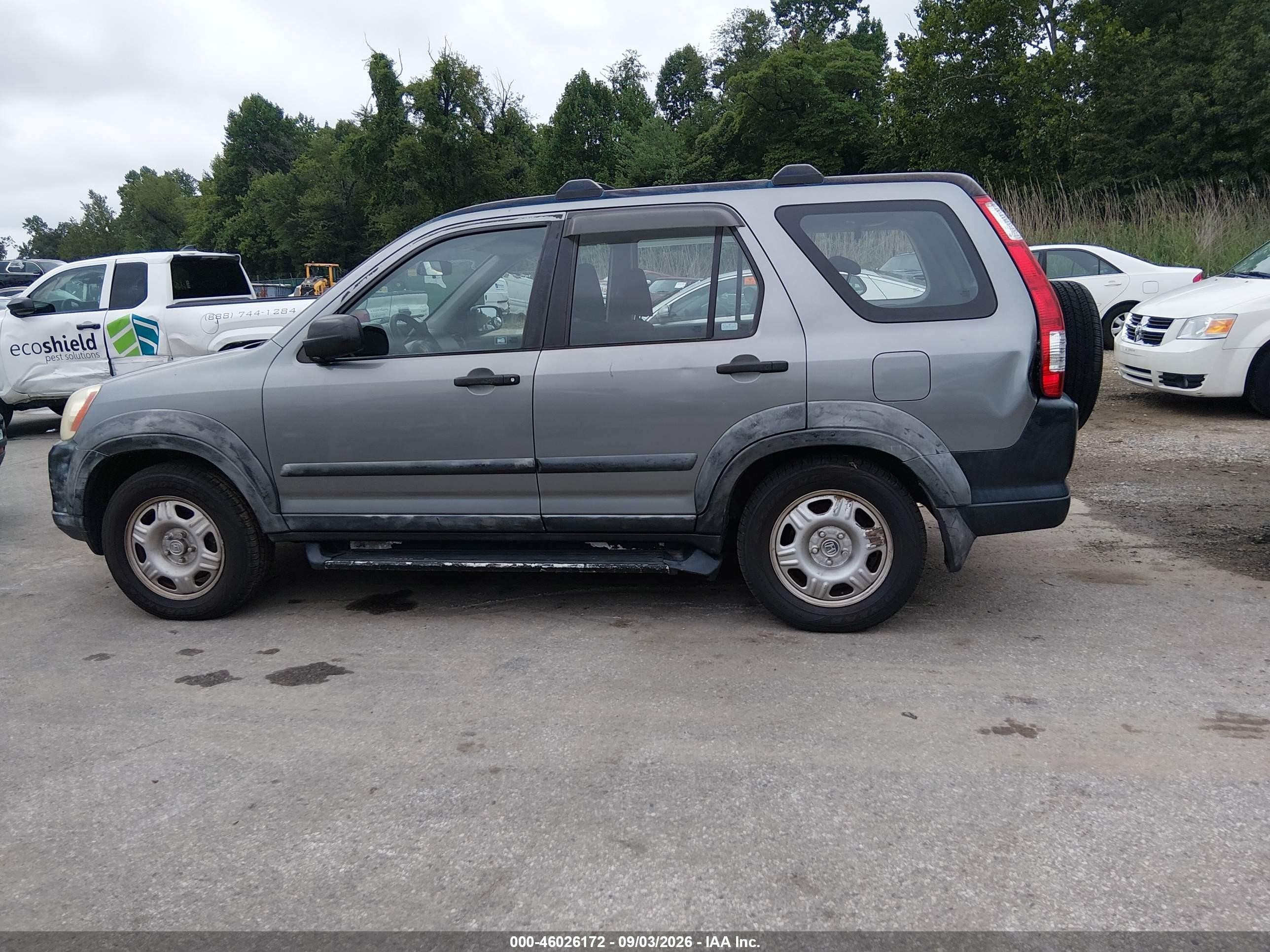 2006 Honda Cr-v Lx Серый vin: SHSRD68596U405954