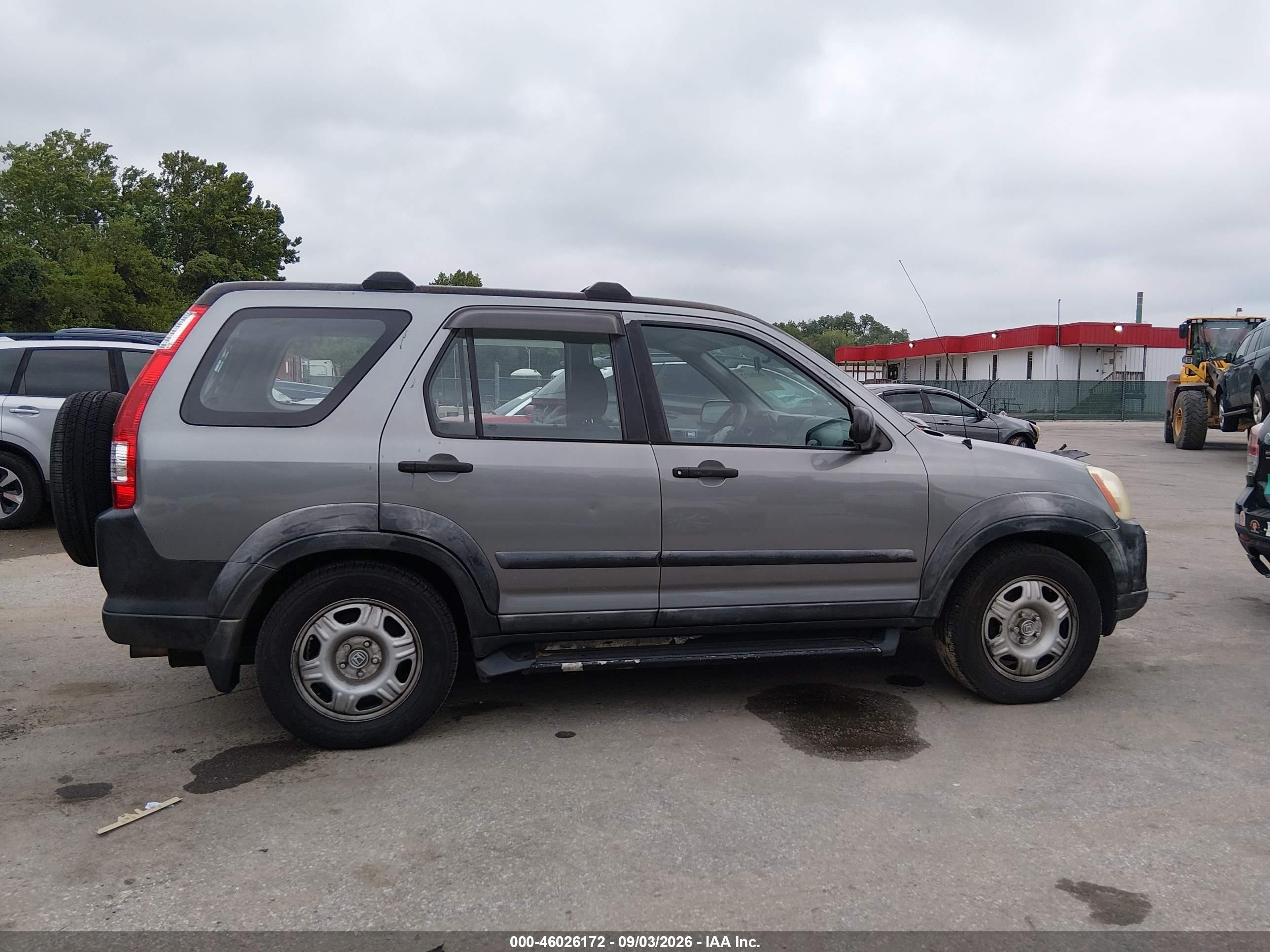 2006 Honda Cr-v Lx Серый vin: SHSRD68596U405954
