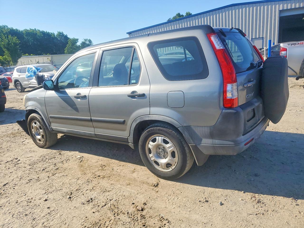 2006 Honda Cr-v Lx Gray vin: SHSRD68596U409714