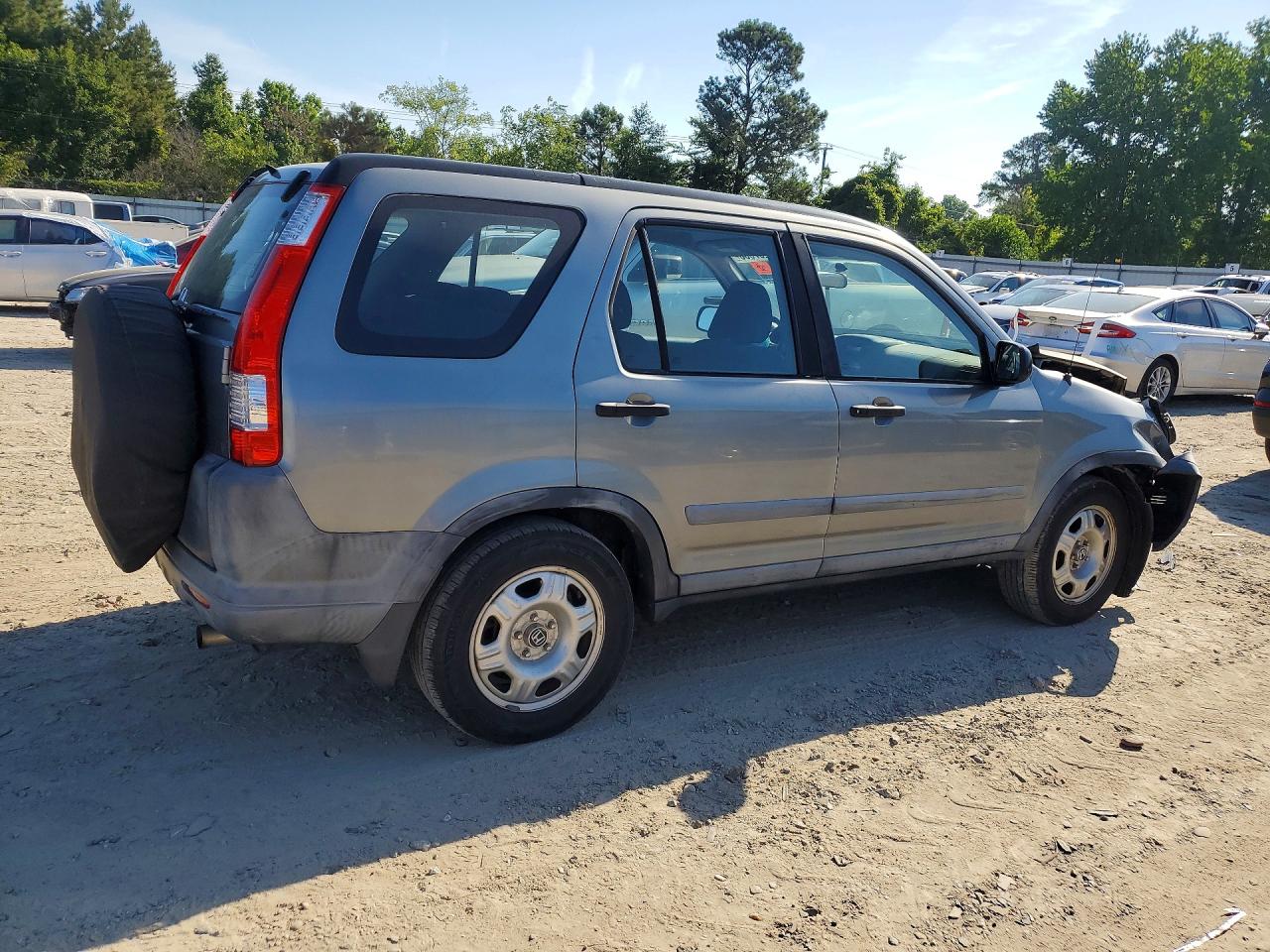 2006 Honda Cr-v Lx Gray vin: SHSRD68596U409714